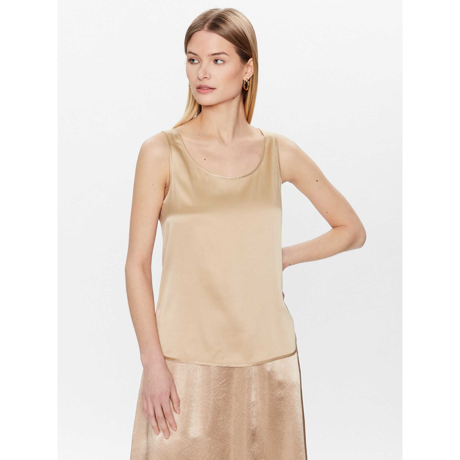 Max Mara Leisure Top Pan 23316101 Zlatá Regular Fit - Pepit.sk