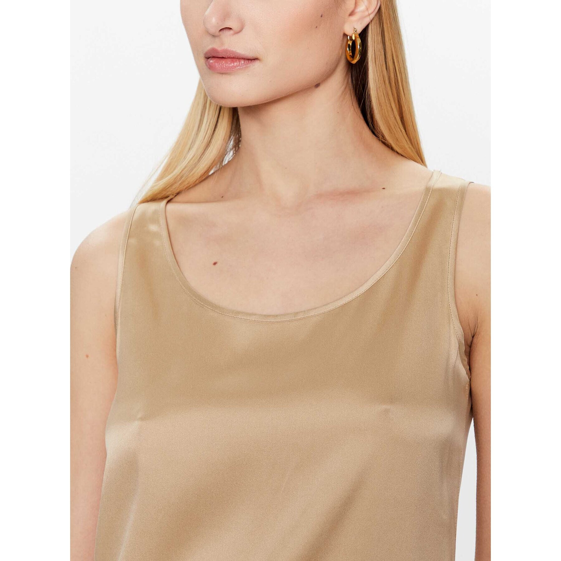 Max Mara Leisure Top Pan 23316101 Zlatá Regular Fit - Pepit.sk