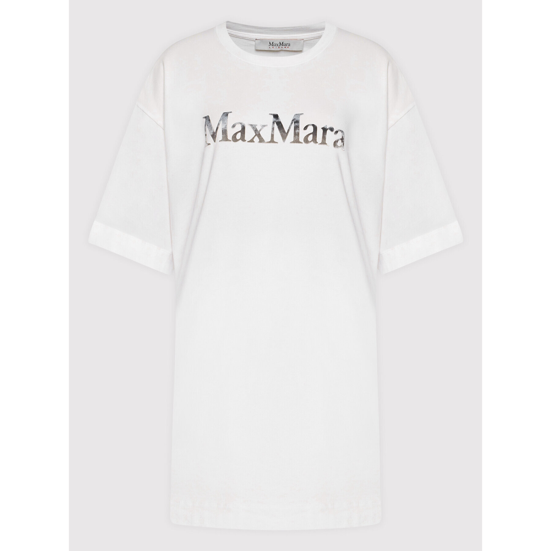 Max Mara Leisure Tričko Kirin 39710426 Biela Relaxed Fit - Pepit.sk