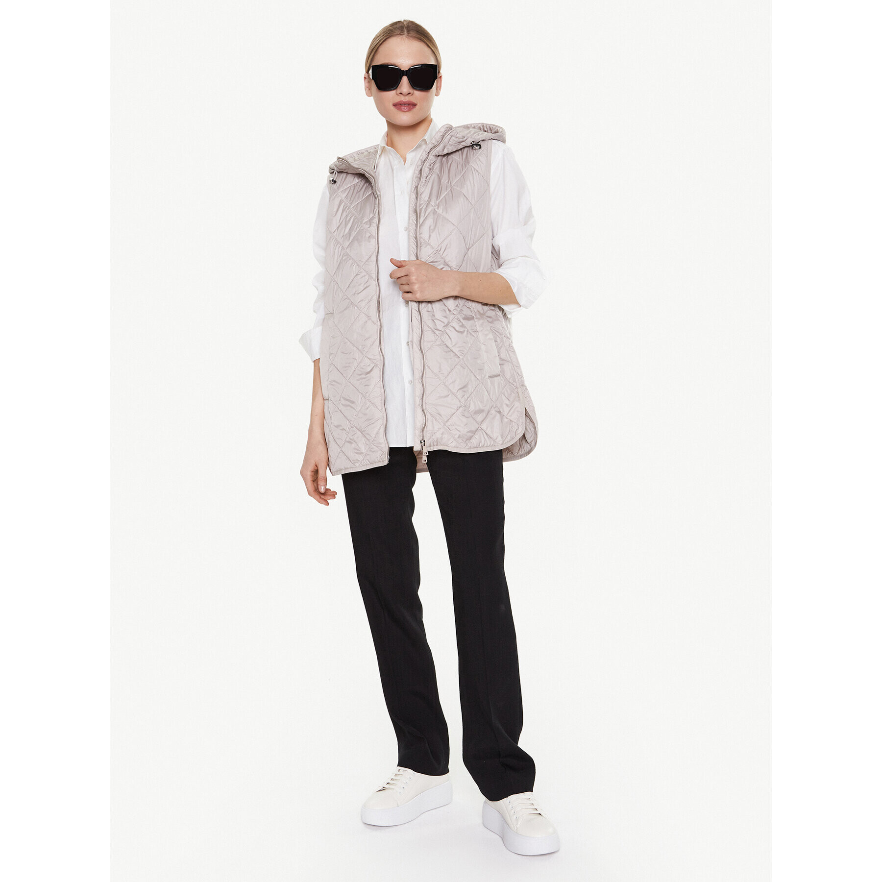 Max Mara Leisure Vesta Navile 2352910237 Béžová Regular Fit - Pepit.sk