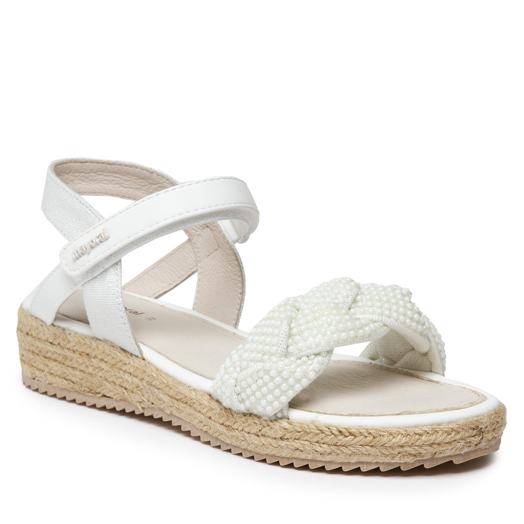 Mayoral Espadrilky 45.373 Biela - Pepit.sk