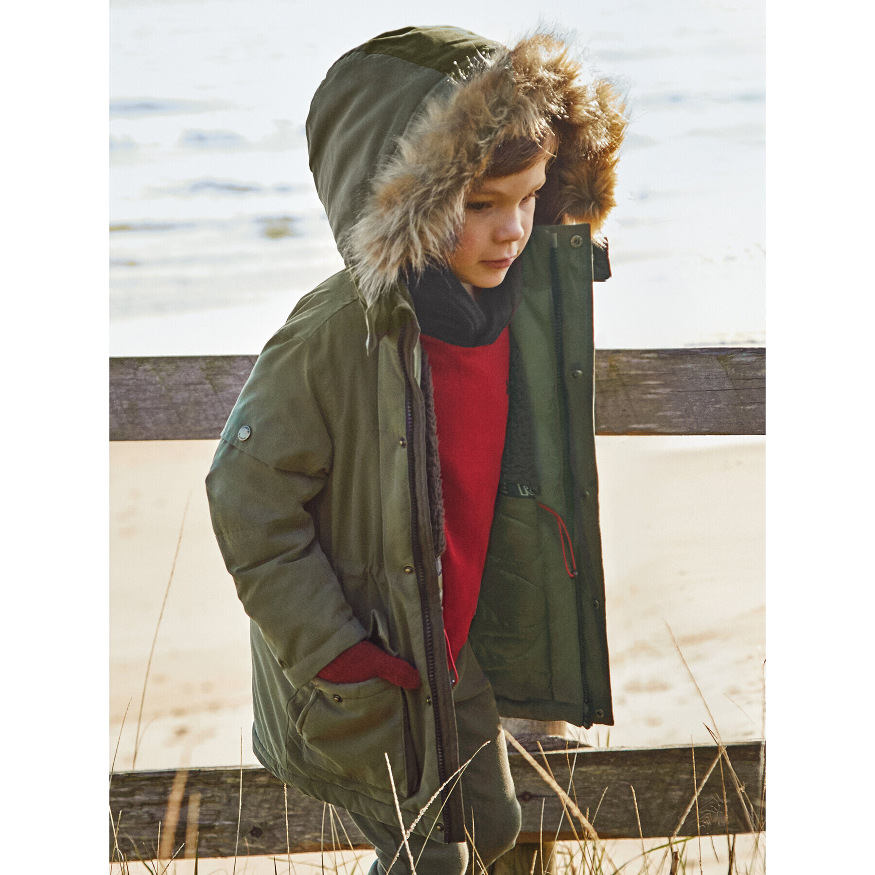 Mayoral Parka 4464 Zelená Regular Fit - Pepit.sk