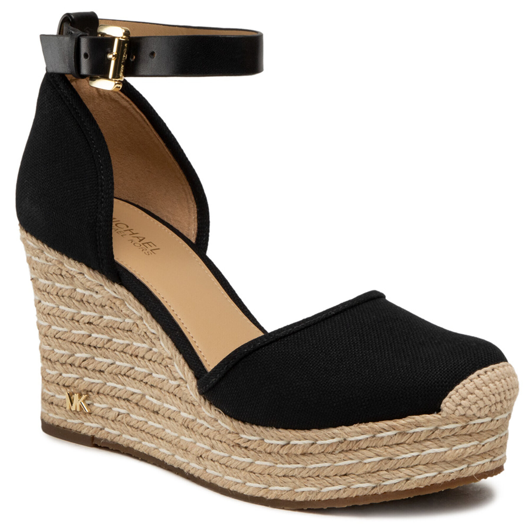 MICHAEL Michael Kors Espadrilky Kendrick Wedge 40S9KNMS2D Čierna - Pepit.sk