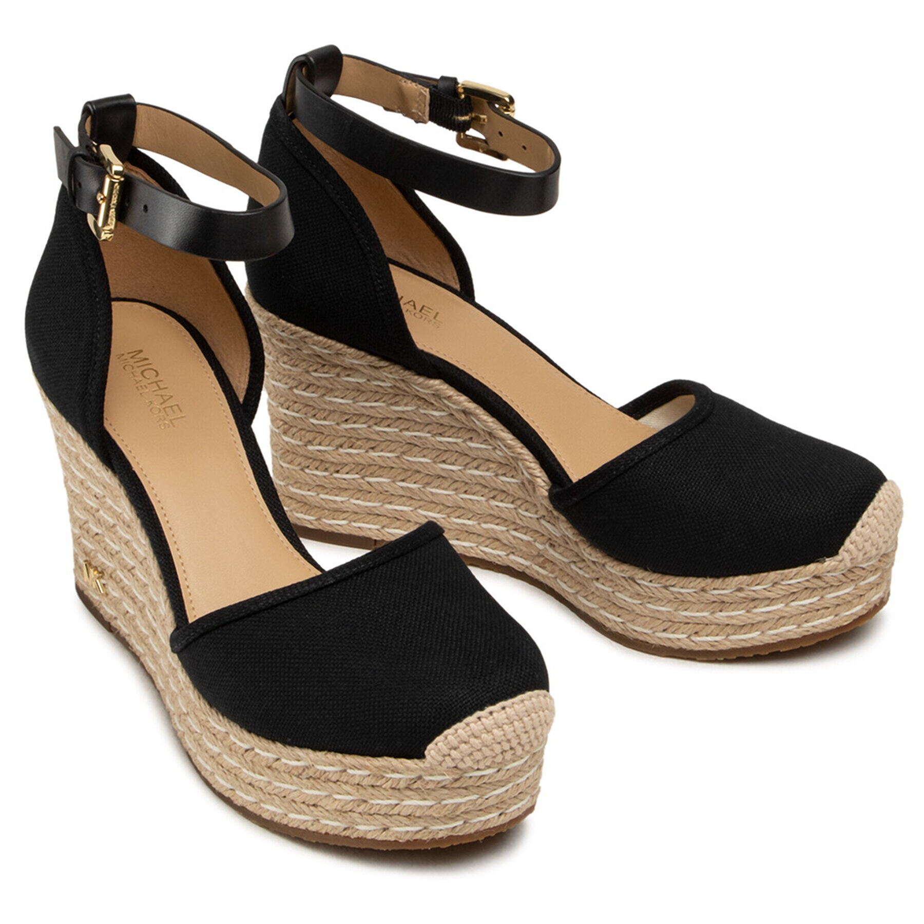 MICHAEL Michael Kors Espadrilky Kendrick Wedge 40S9KNMS2D Čierna - Pepit.sk