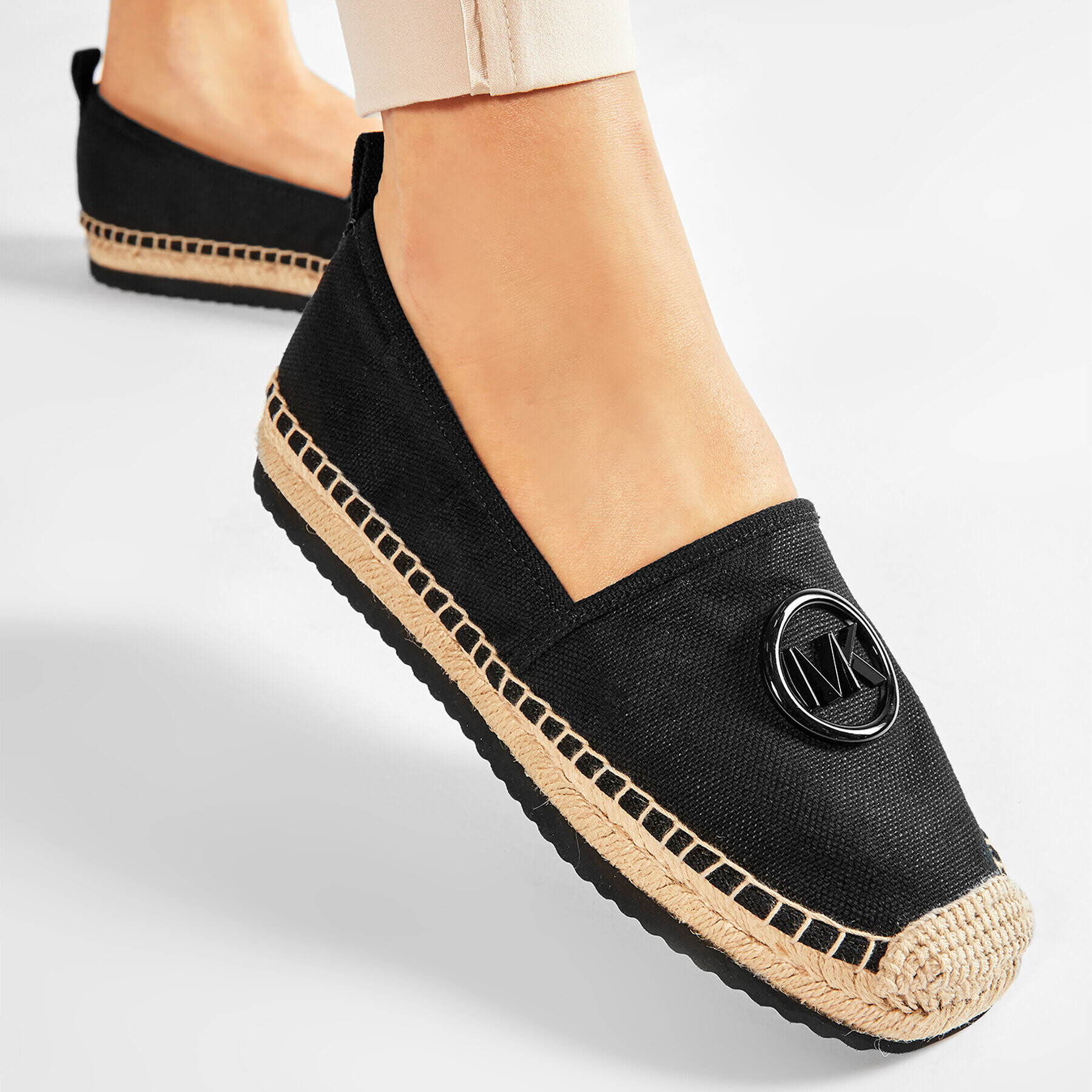 MICHAEL Michael Kors Espadrilky Lenny Espadrille 40S1LNFP2D Čierna - Pepit.sk