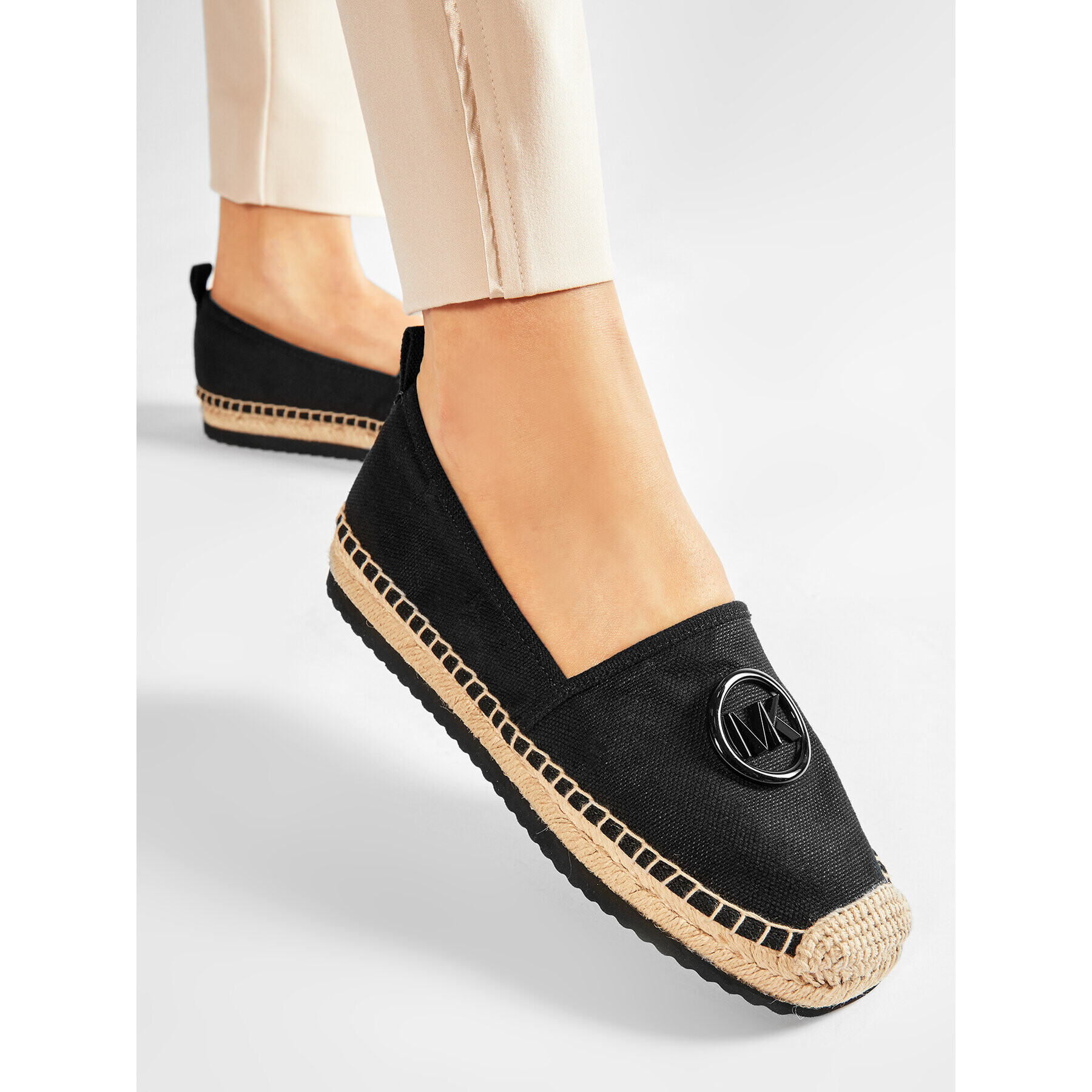 MICHAEL Michael Kors Espadrilky Lenny Espadrille 40S1LNFP2D Čierna - Pepit.sk