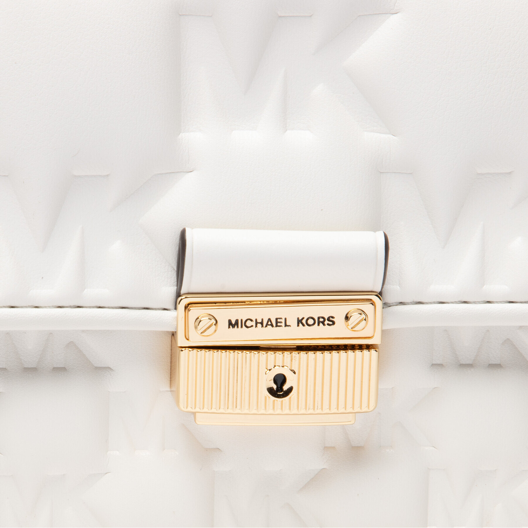 MICHAEL Michael Kors Kabelka Bradshaw 30S2G2BL1L Biela - Pepit.sk