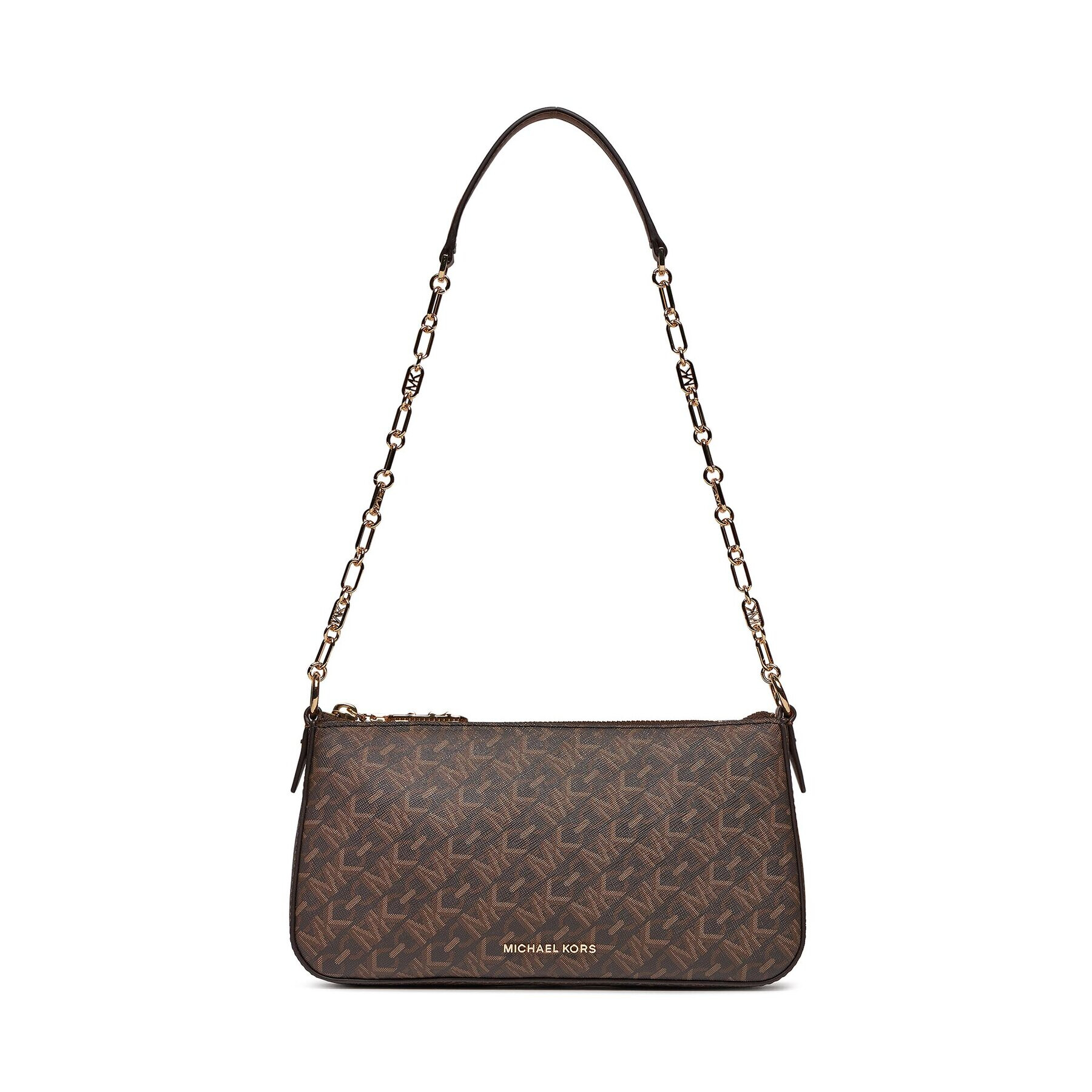 MICHAEL Michael Kors Kabelka Chain Pouchette 32H3G8EW6B Hnedá - Pepit.sk