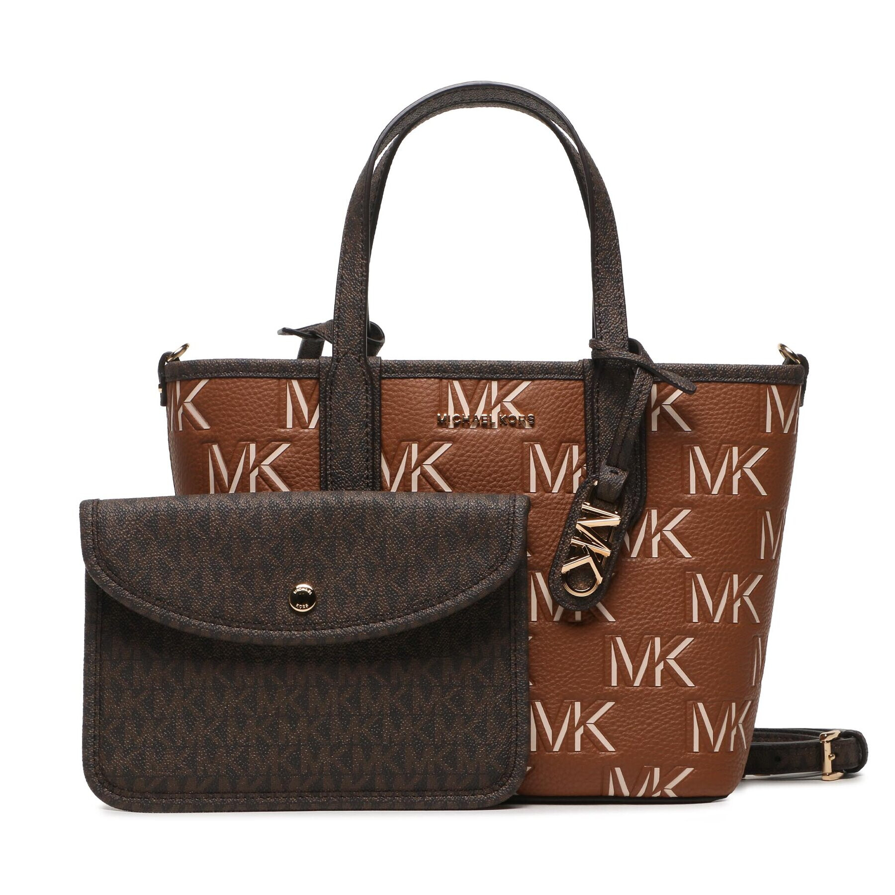 MICHAEL Michael Kors Kabelka Eliza 30F3GZAT0L Hnedá - Pepit.sk