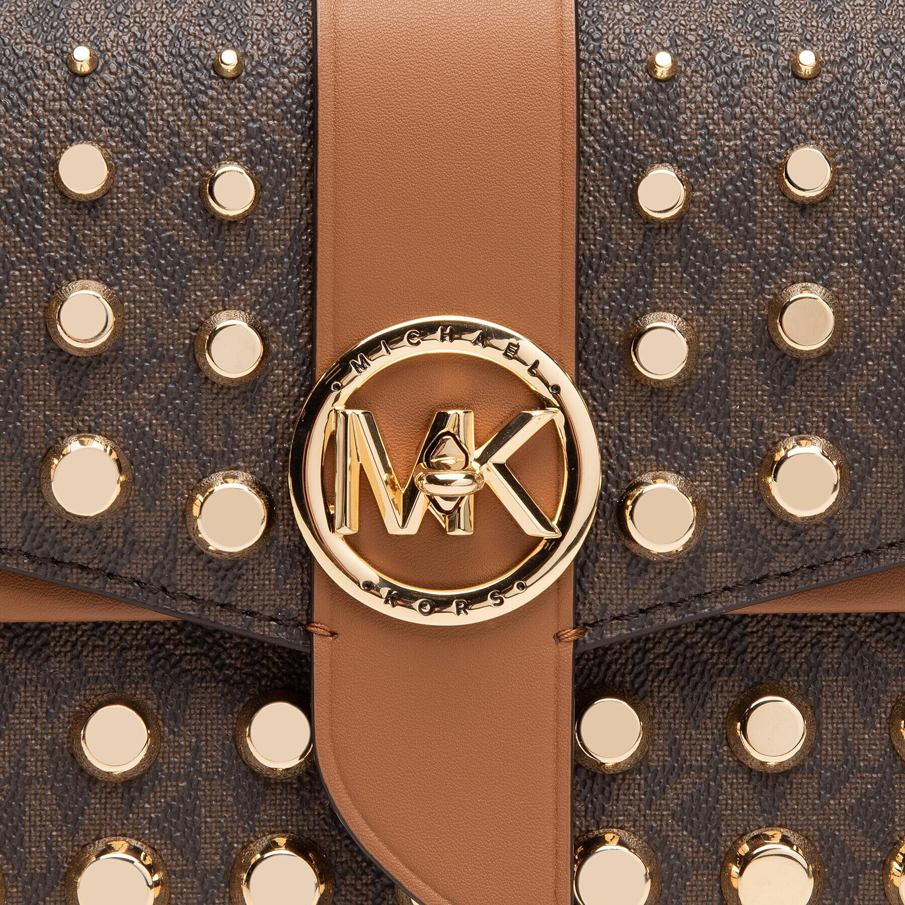 MICHAEL Michael Kors Kabelka Greenwich 30F2GGRL2B Hnedá - Pepit.sk