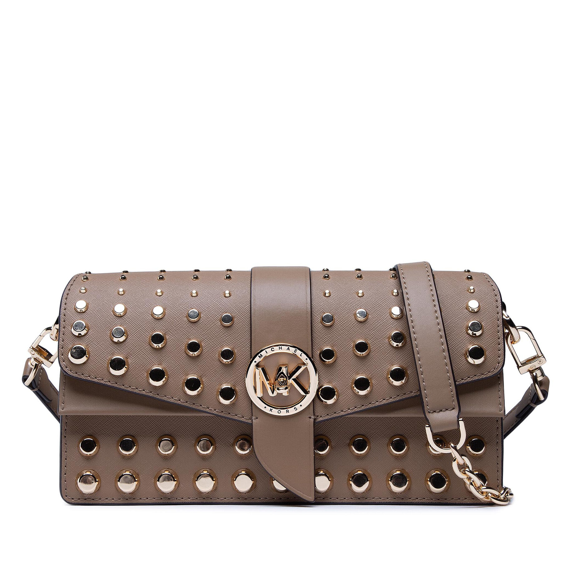 MICHAEL Michael Kors Kabelka Greenwich 30F2GGRL2L Hnedá - Pepit.sk