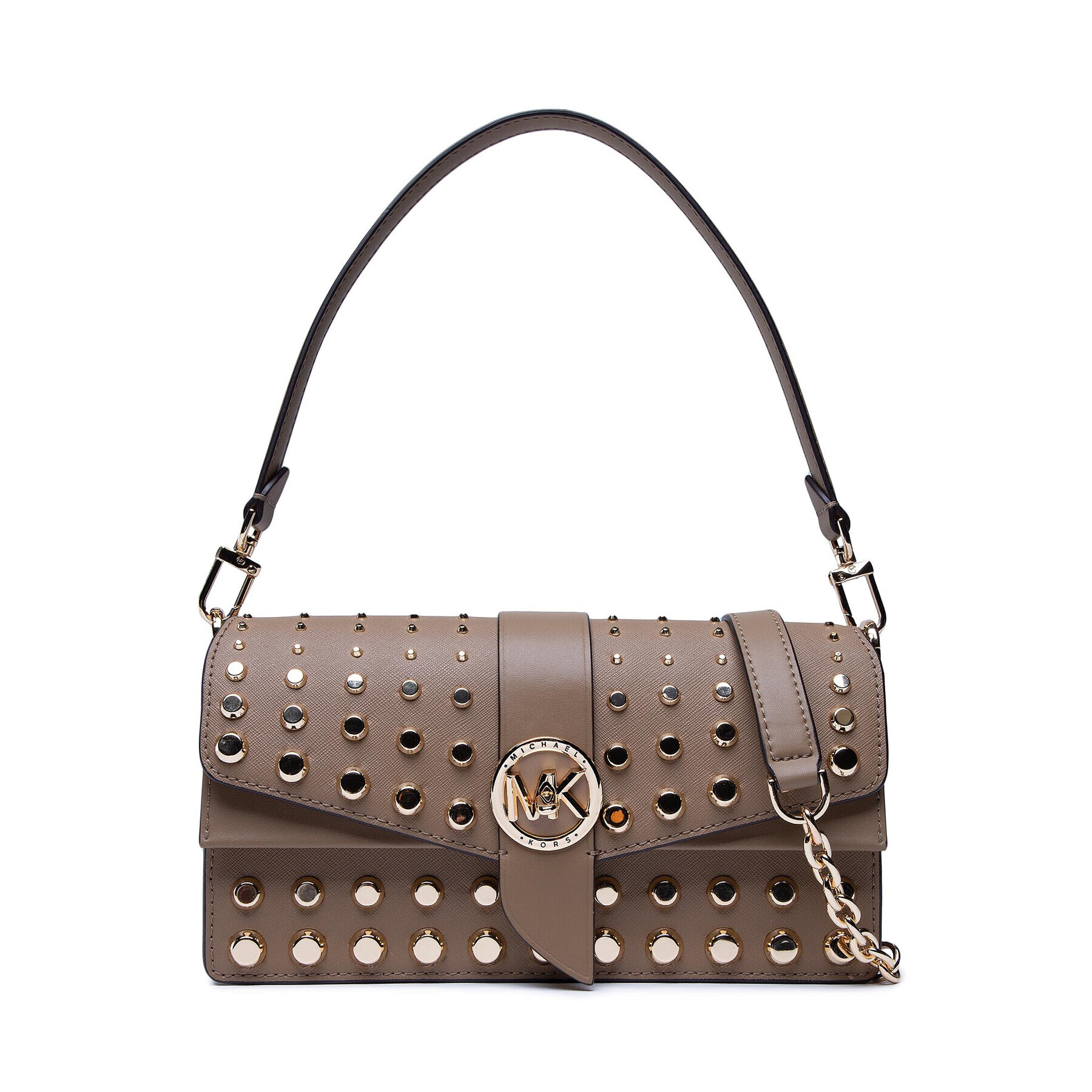 MICHAEL Michael Kors Kabelka Greenwich 30F2GGRL2L Hnedá - Pepit.sk