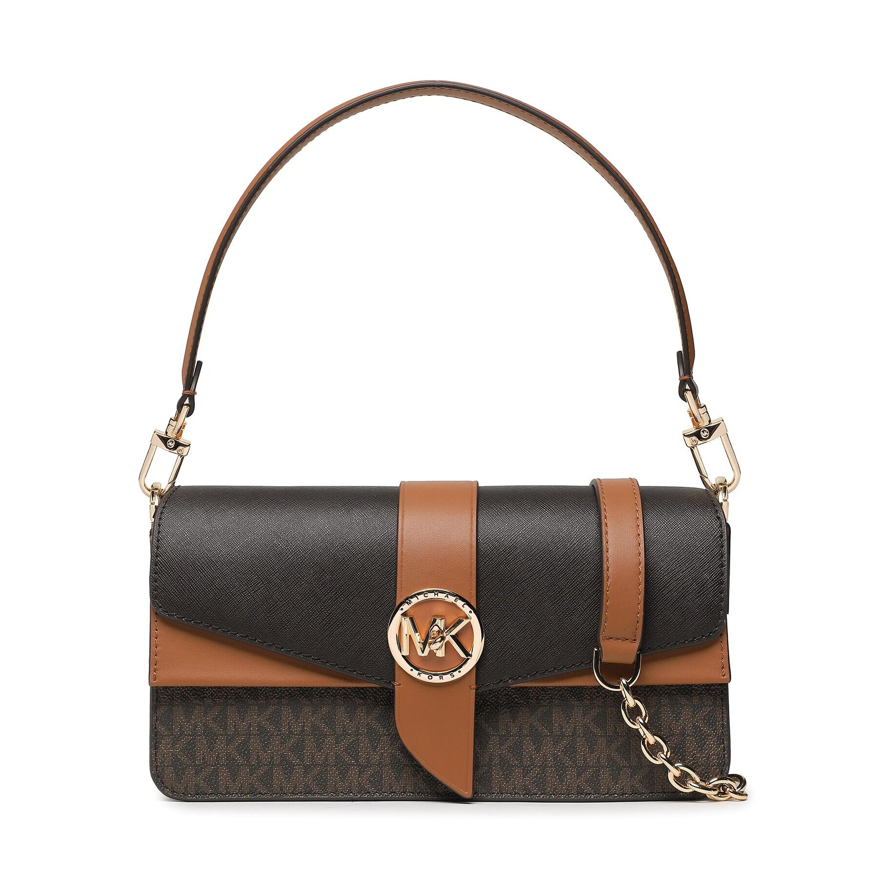 MICHAEL Michael Kors Kabelka Greenwich 30H1GGRL8V Hnedá - Pepit.sk