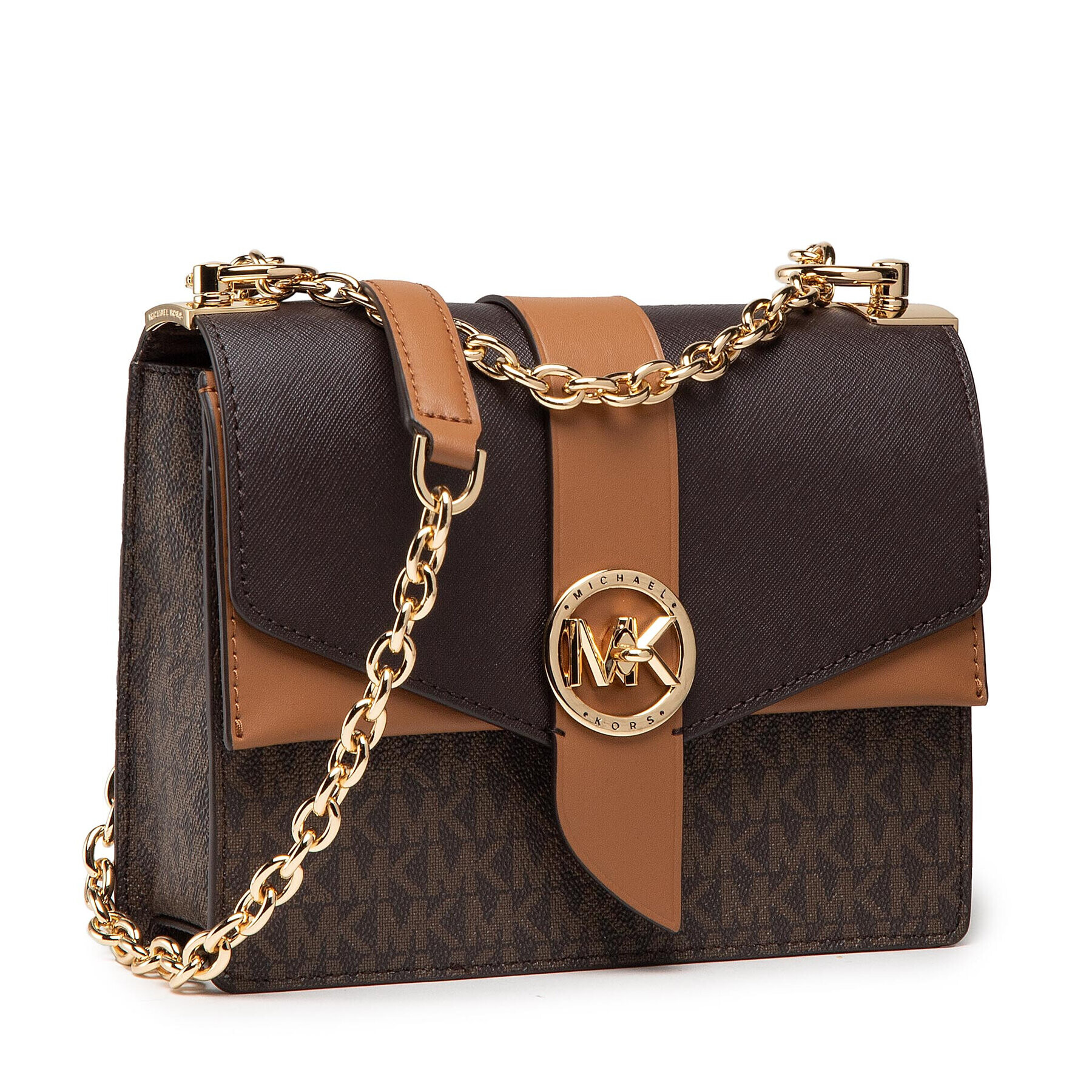 MICHAEL Michael Kors Kabelka Greenwich 32S1GGRC0B Hnedá - Pepit.sk