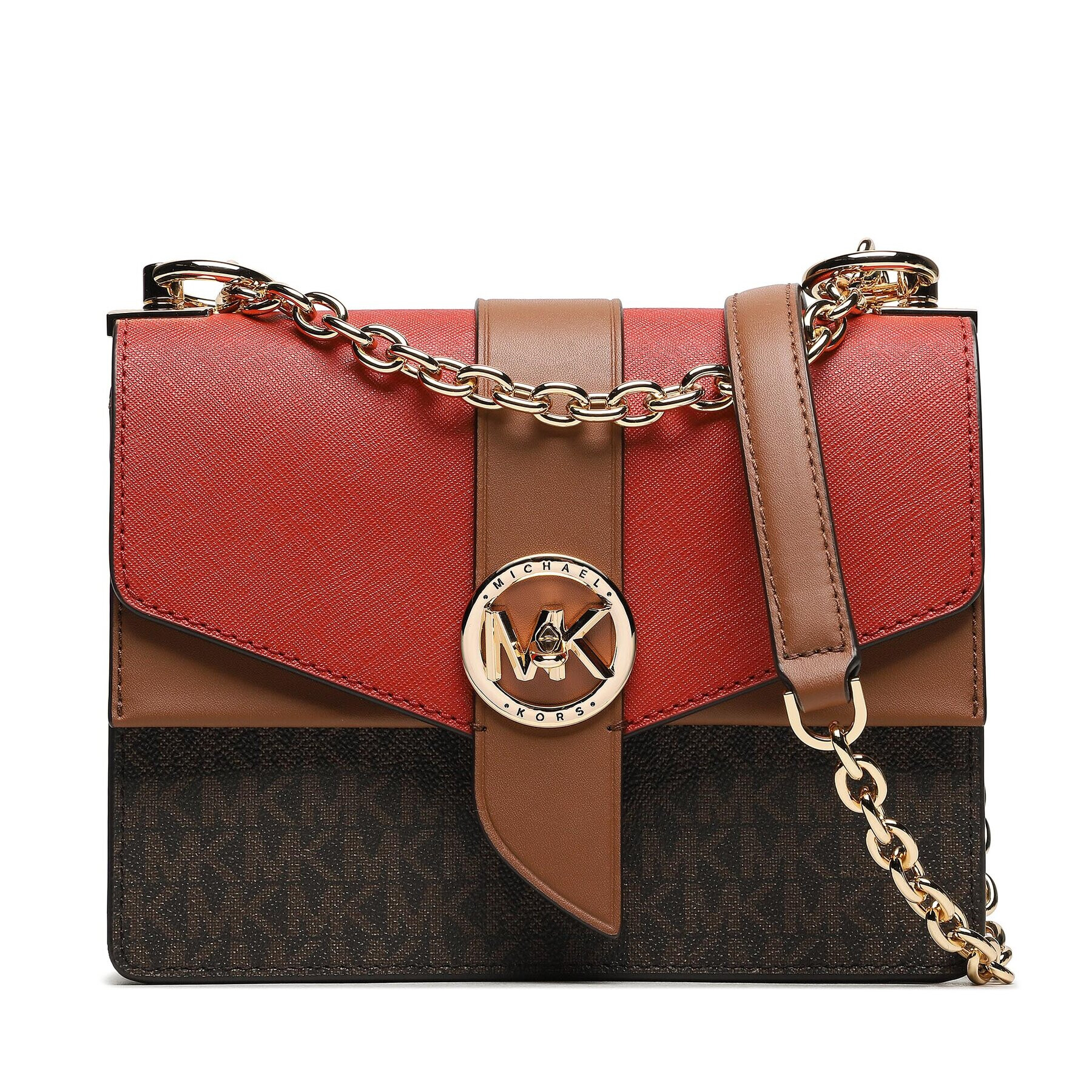 MICHAEL Michael Kors Kabelka Greenwich 32S1GGRC0B Hnedá - Pepit.sk