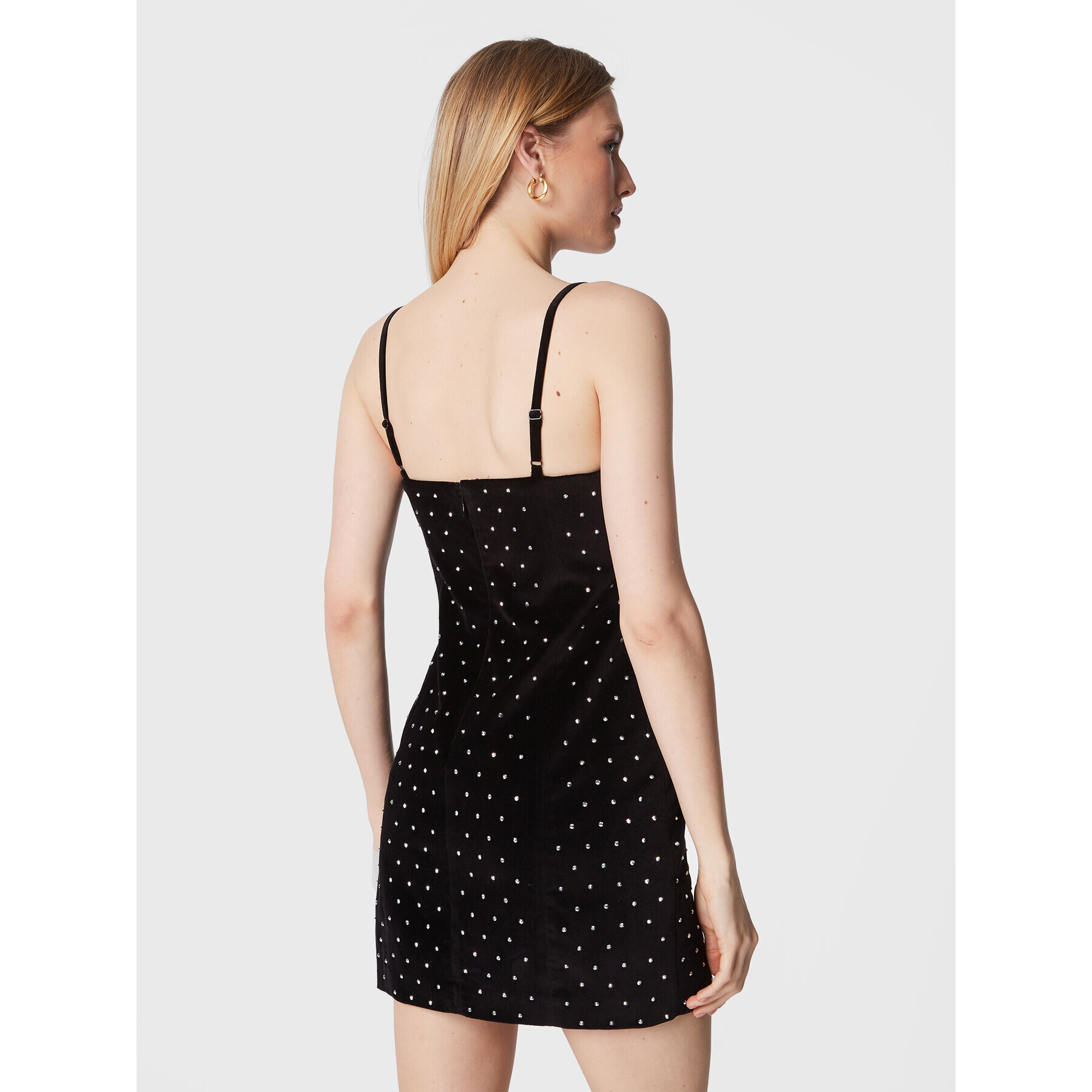 MICHAEL Michael Kors Koktejlové šaty Embellished Bustier MF2819W6LN Čierna Slim Fit - Pepit.sk