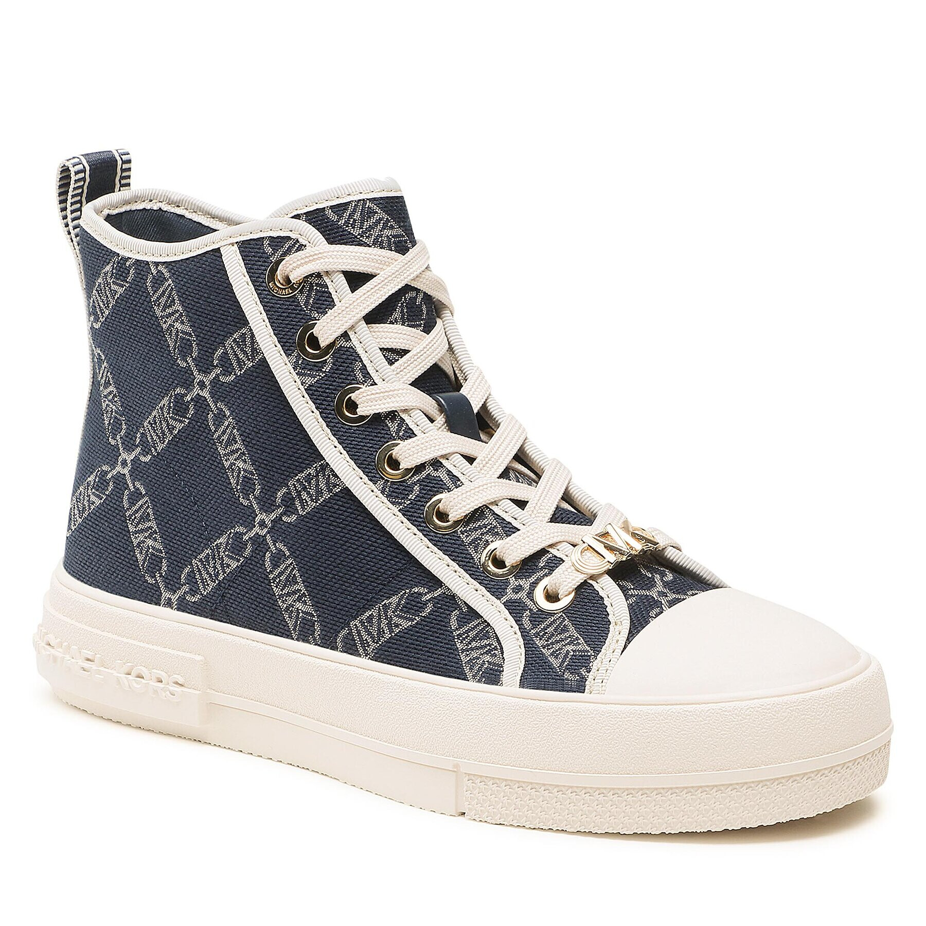 MICHAEL Michael Kors Plátenky Evy High Top 43F3EYFE1Y Tmavomodrá - Pepit.sk