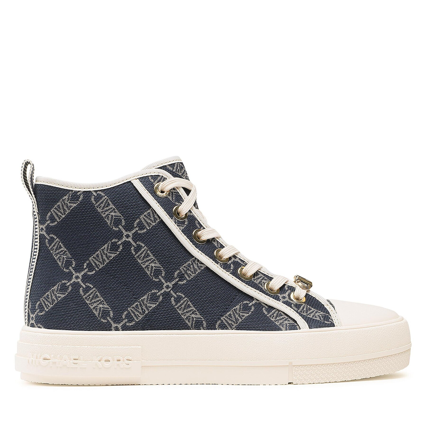 MICHAEL Michael Kors Plátenky Evy High Top 43F3EYFE1Y Tmavomodrá - Pepit.sk