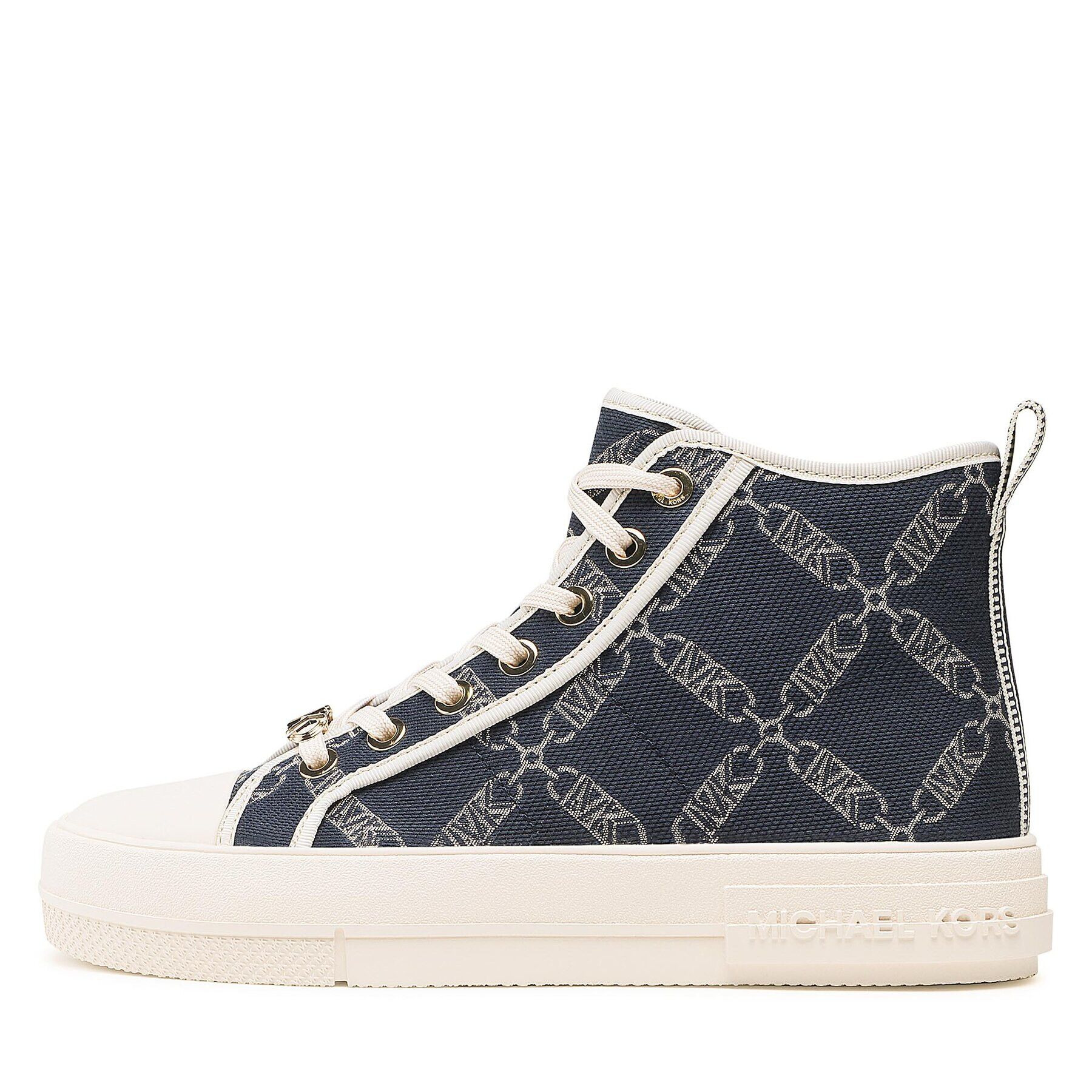 MICHAEL Michael Kors Plátenky Evy High Top 43F3EYFE1Y Tmavomodrá - Pepit.sk