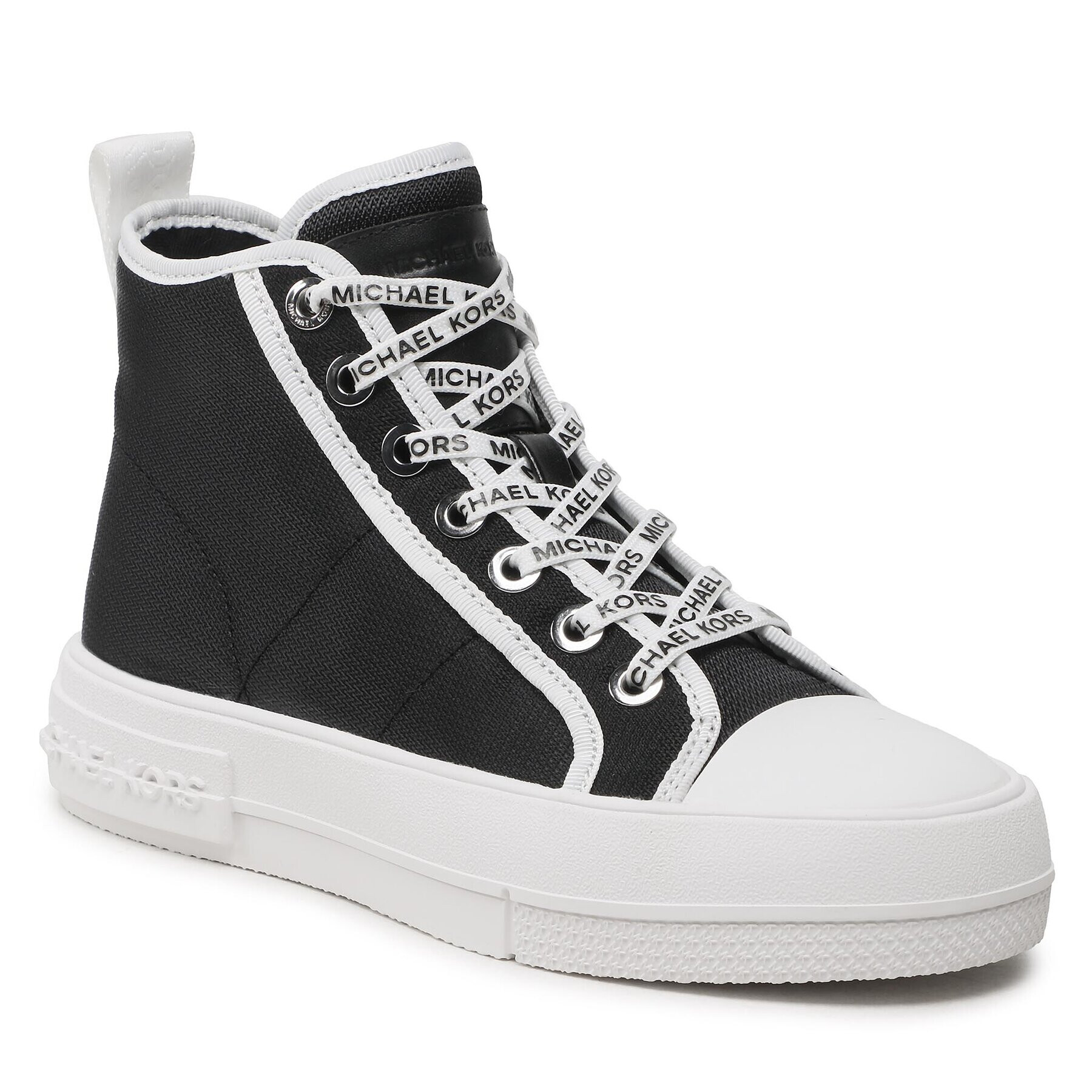 MICHAEL Michael Kors Plátenky Evy High Top 43S3EYFE6D Čierna - Pepit.sk