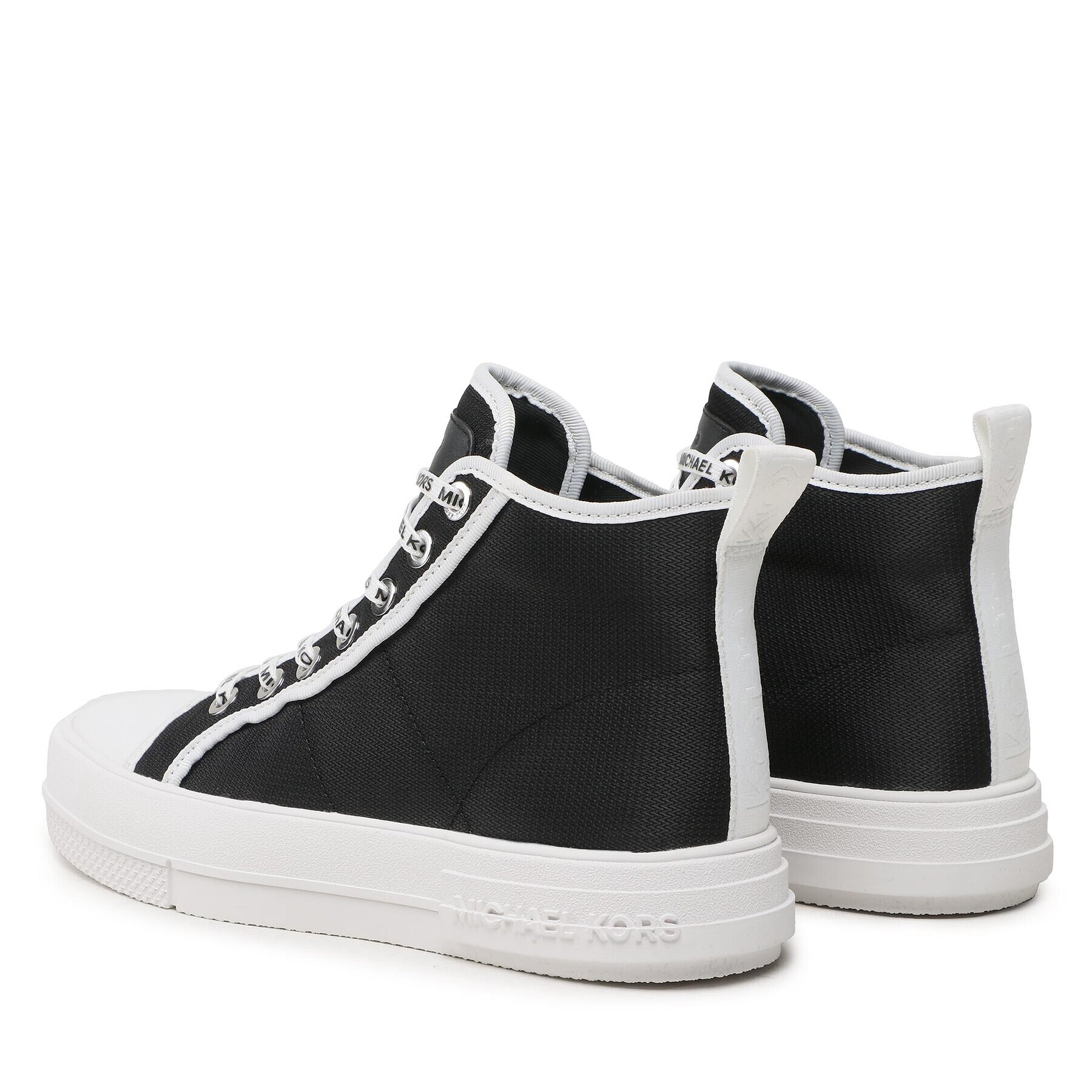 MICHAEL Michael Kors Plátenky Evy High Top 43S3EYFE6D Čierna - Pepit.sk