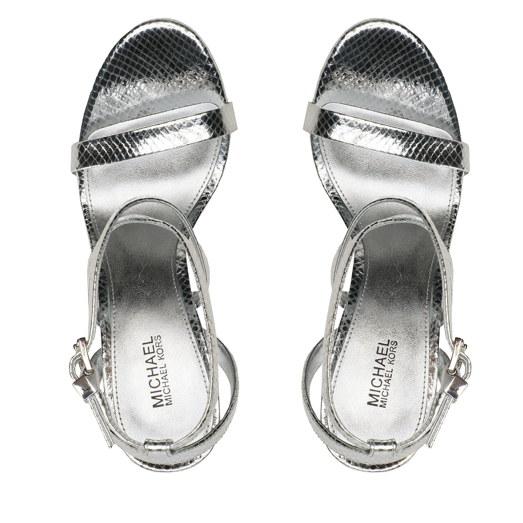 MICHAEL Michael Kors Sandále Asha Sandal 40S3ASHS1M Strieborná - Pepit.sk