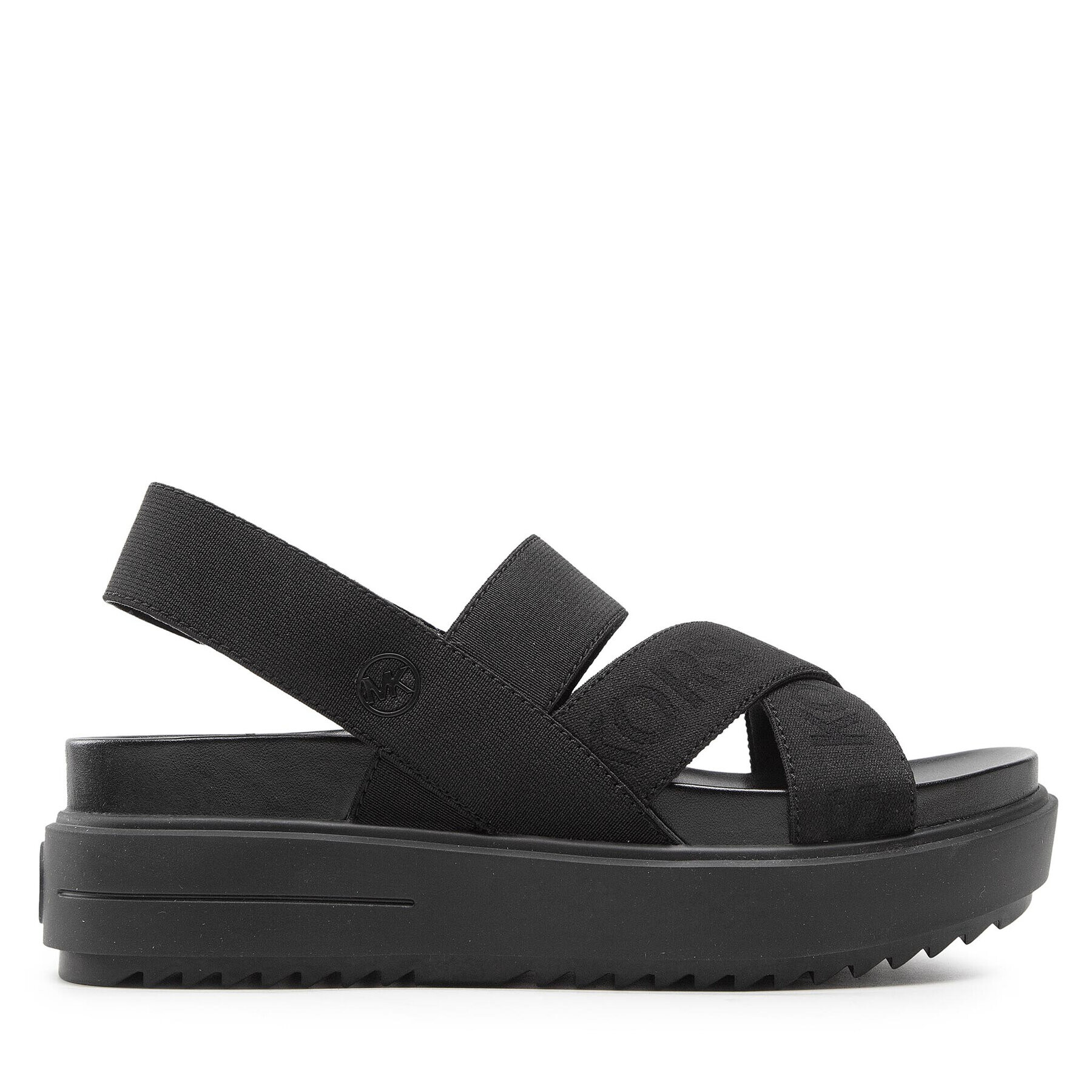 MICHAEL Michael Kors Sandále Larson Strap Sandal 43T2LSFA2D Čierna - Pepit.sk