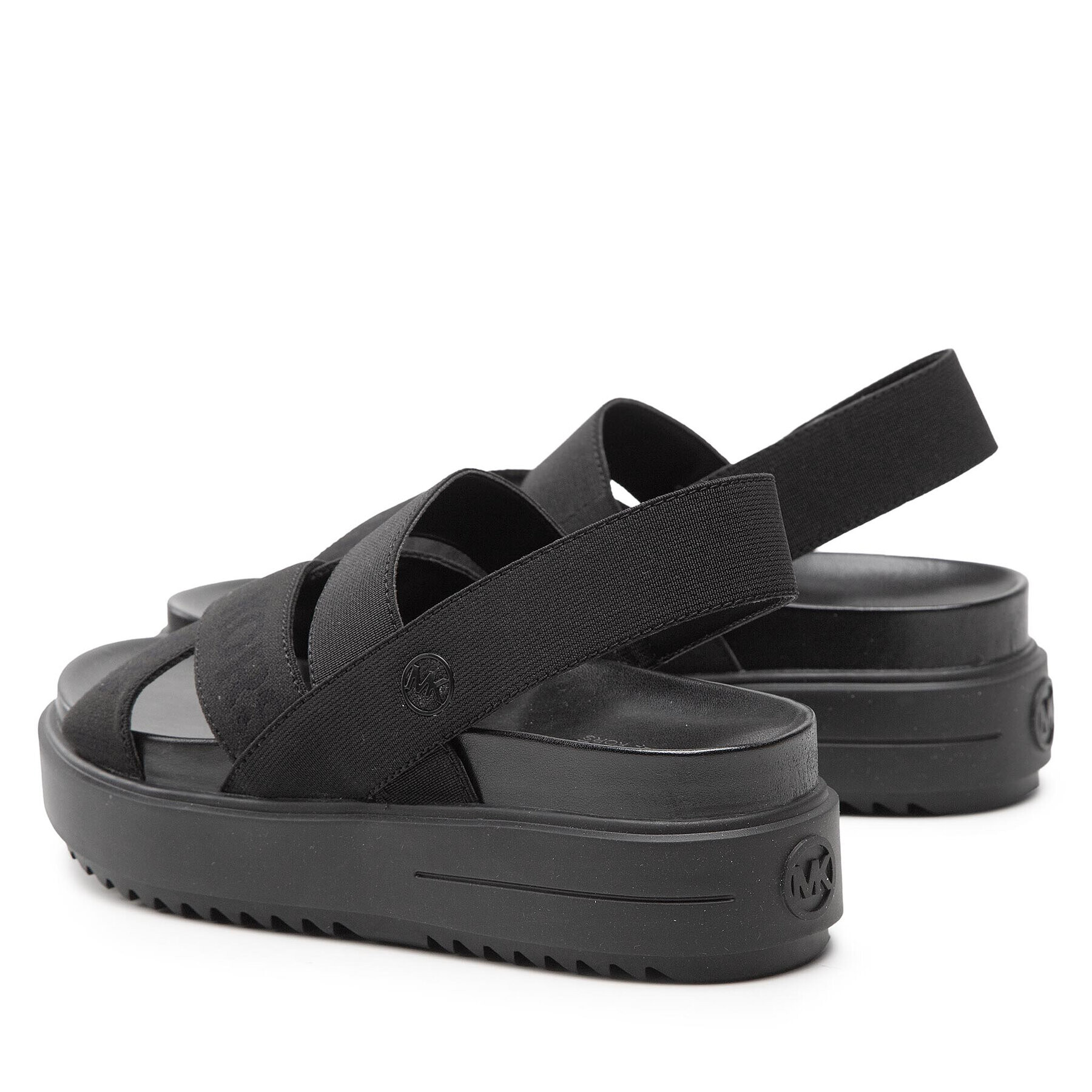 MICHAEL Michael Kors Sandále Larson Strap Sandal 43T2LSFA2D Čierna - Pepit.sk