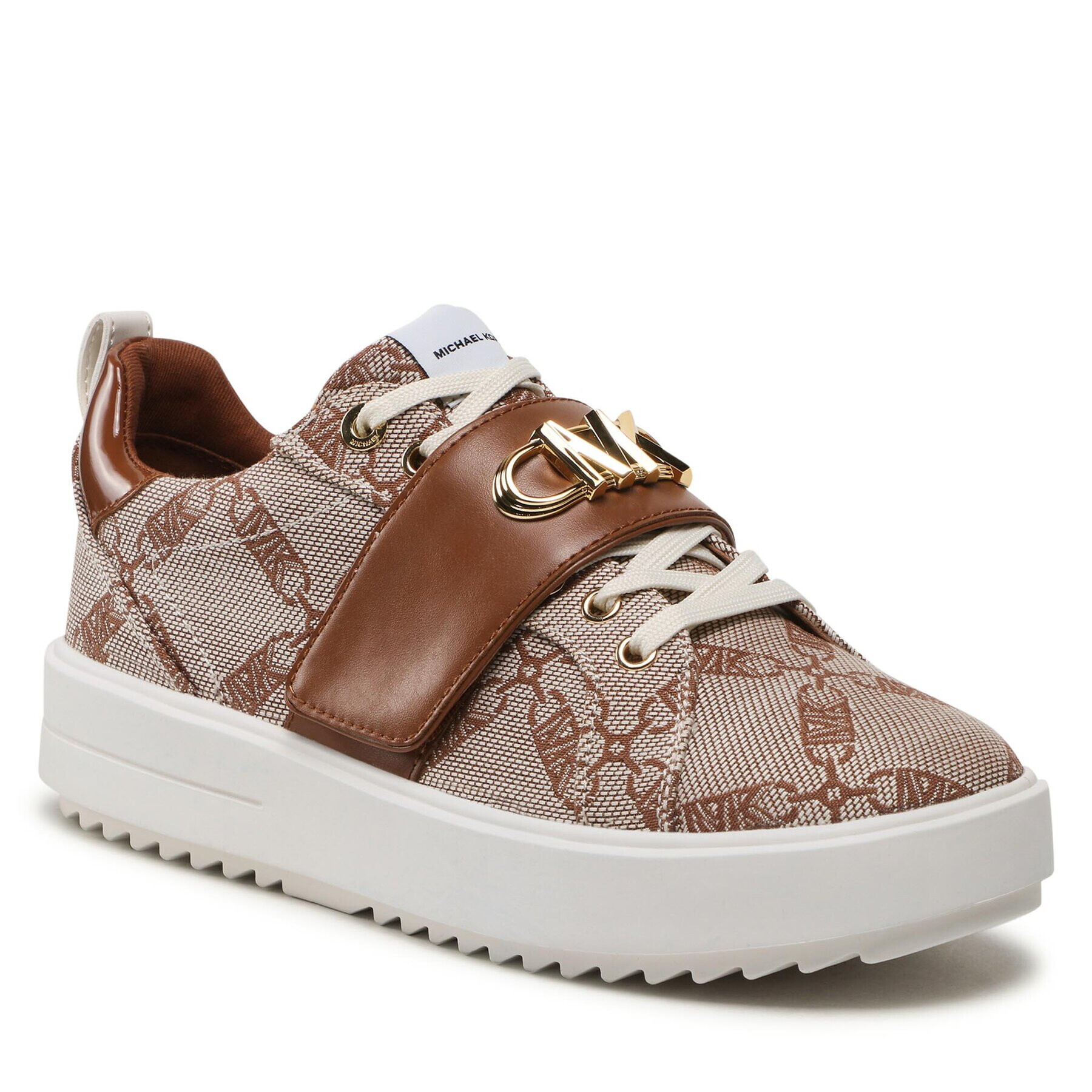 MICHAEL Michael Kors Sneakersy Emmet Strap Lace Up 43S3EMFS1Y Hnedá - Pepit.sk