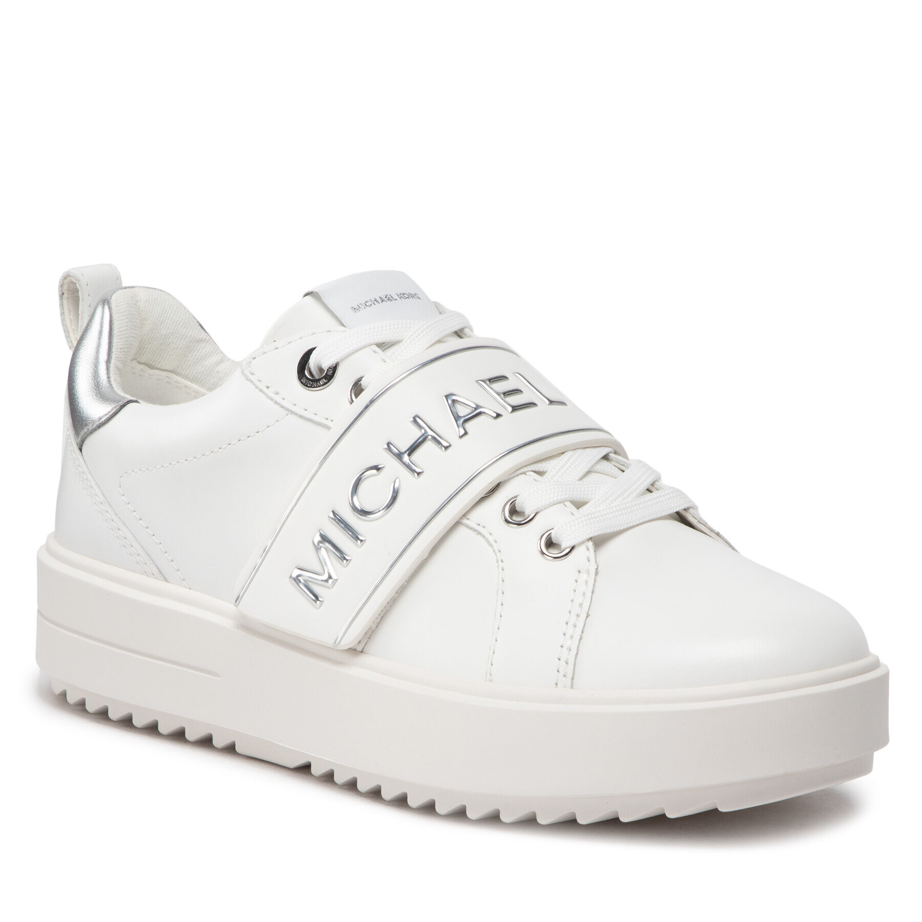 MICHAEL Michael Kors Sneakersy Emmett Strap Lace Up 43T2ETFS4L Biela - Pepit.sk