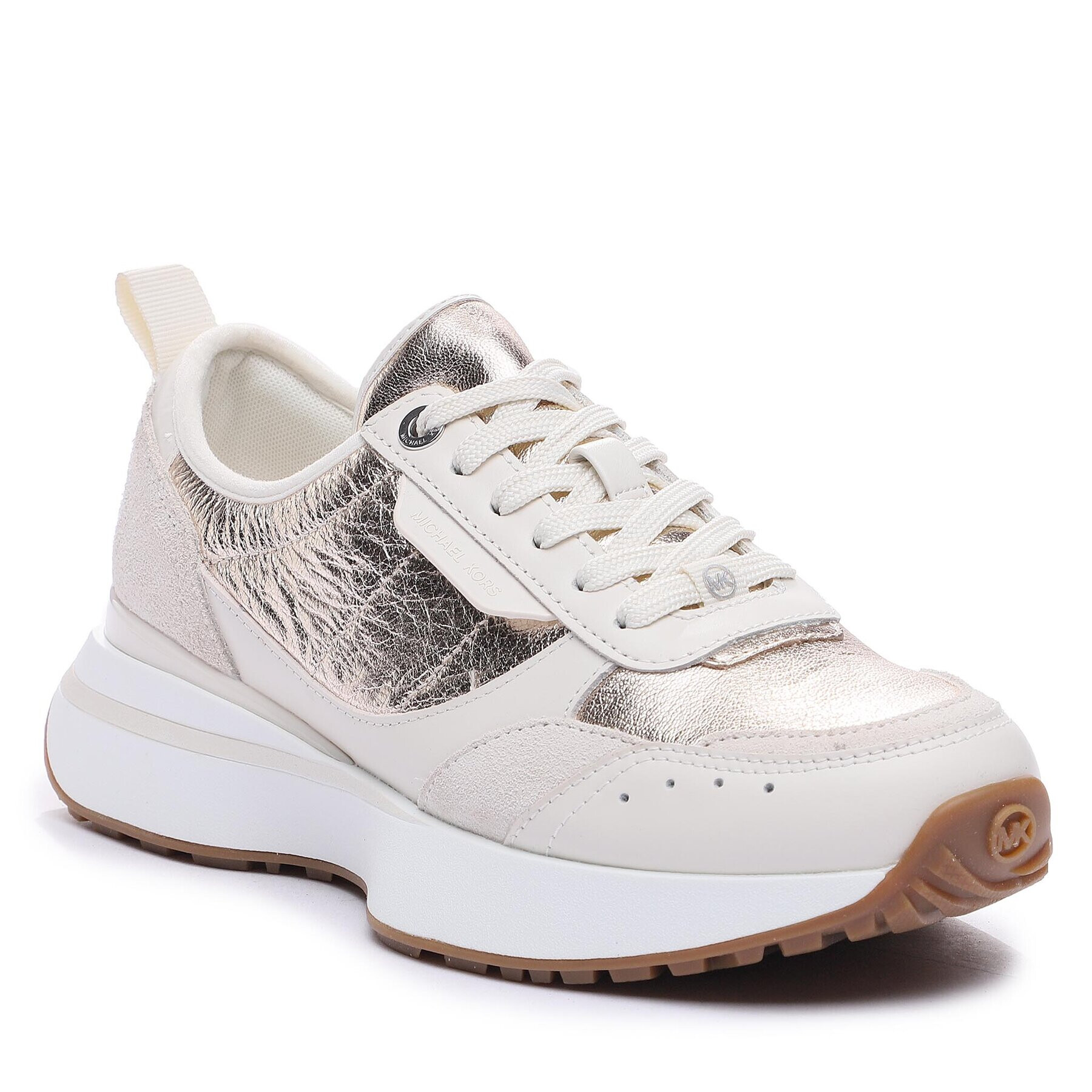 MICHAEL Michael Kors Sneakersy Flynn Trainer 43F3FYFS1M Écru - Pepit.sk