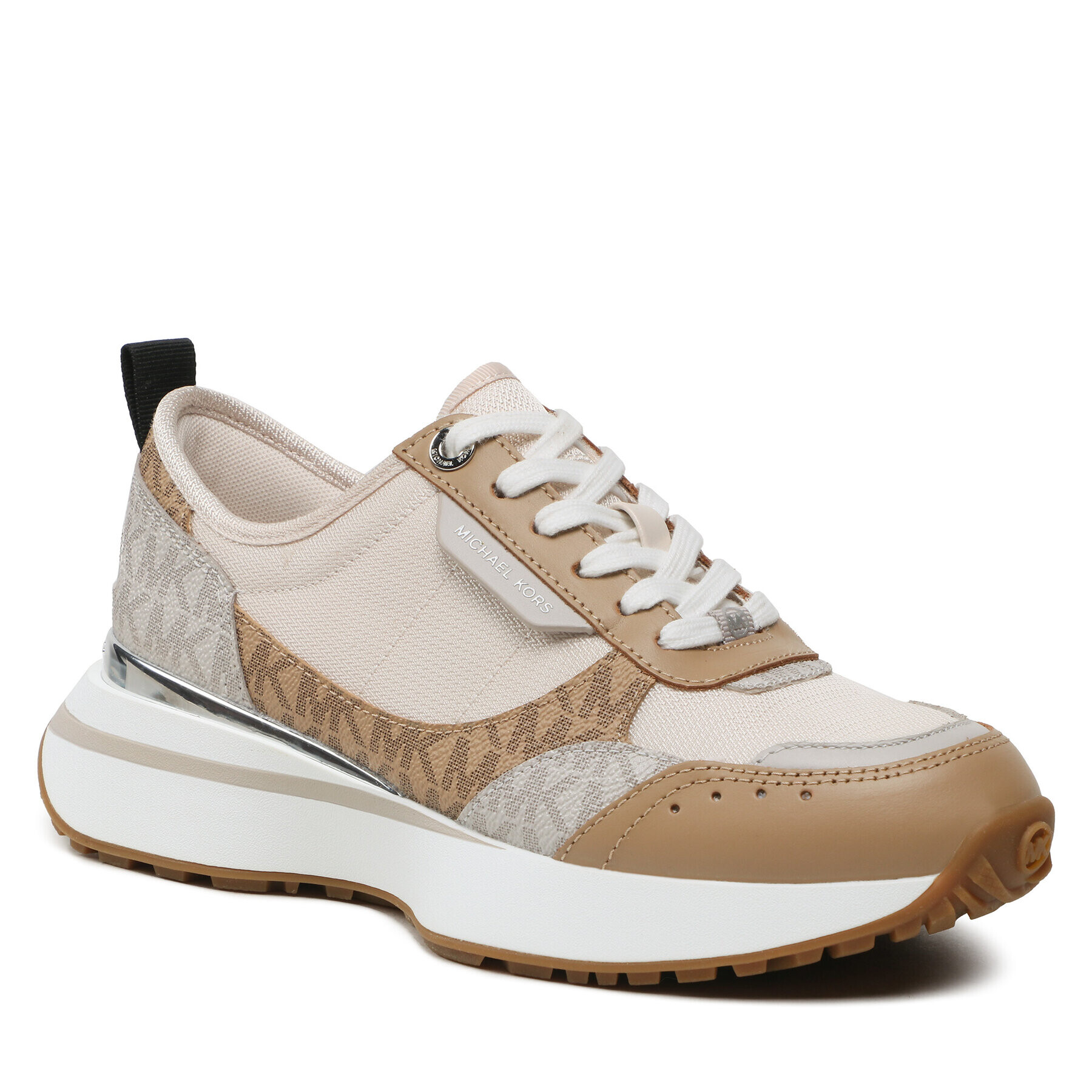 MICHAEL Michael Kors Sneakersy Flynn Trainer 43S3FYFS5D Écru - Pepit.sk