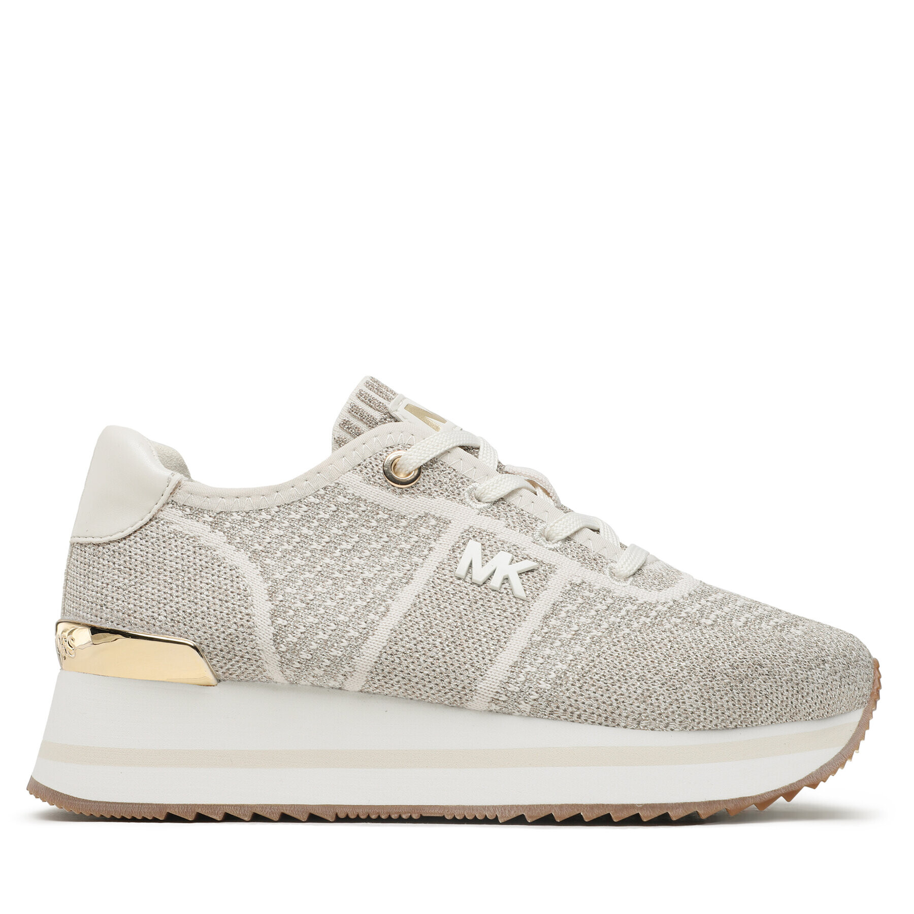 MICHAEL Michael Kors Sneakersy Monique Knit Trainer 43F3MQFSAM Béžová - Pepit.sk