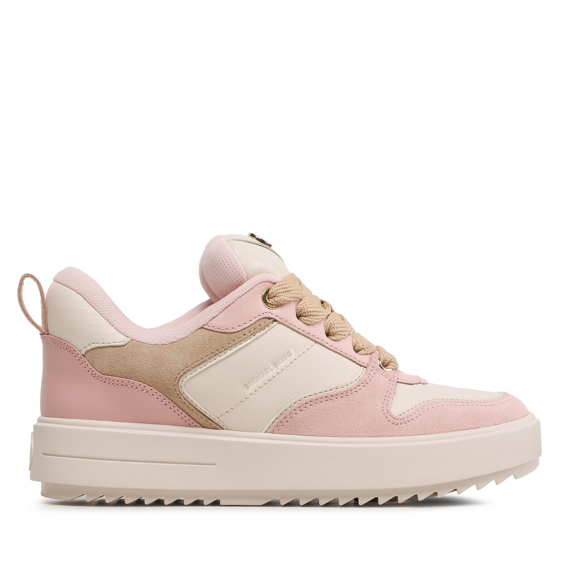 MICHAEL Michael Kors Sneakersy Rumi Lace Up 43F3RMFS4L Béžová - Pepit.sk