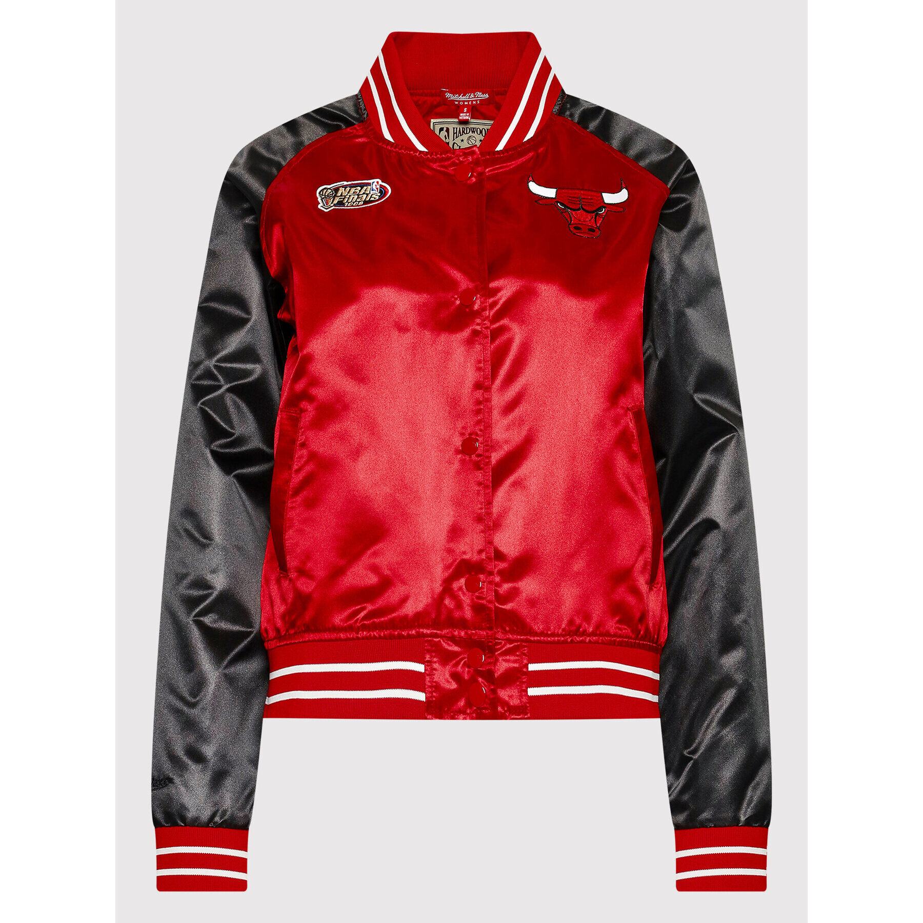 Mitchell & Ness Bundy bomber OJBF1057 Červená Regular Fit - Pepit.sk