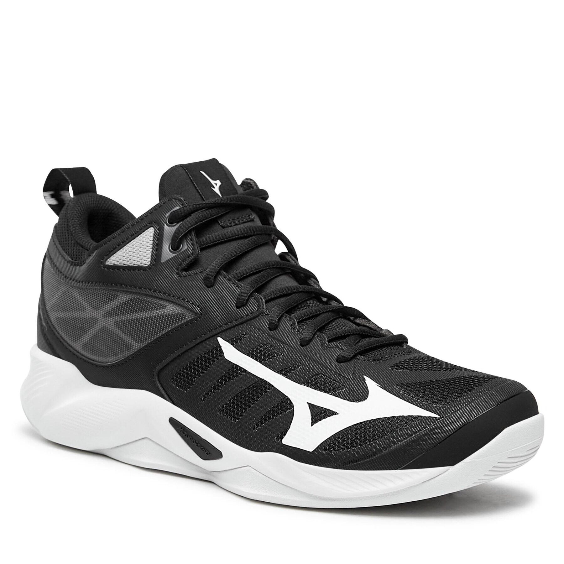 Mizuno Topánky Wave Dimension Mid V1GA2245 Čierna - Pepit.sk