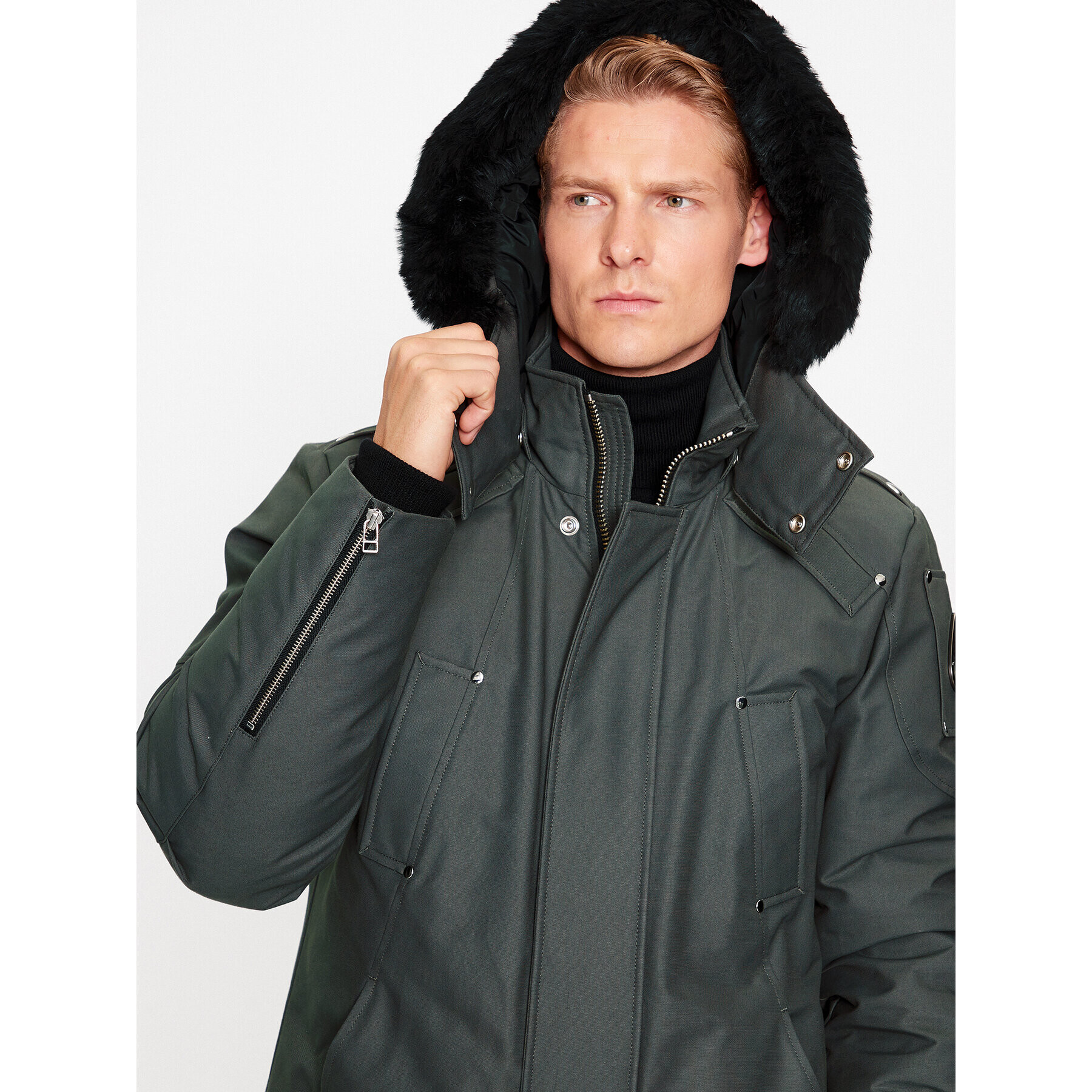 Moose Knuckles Parka Original Stirling M32MP261S Zelená Regular Fit - Pepit.sk