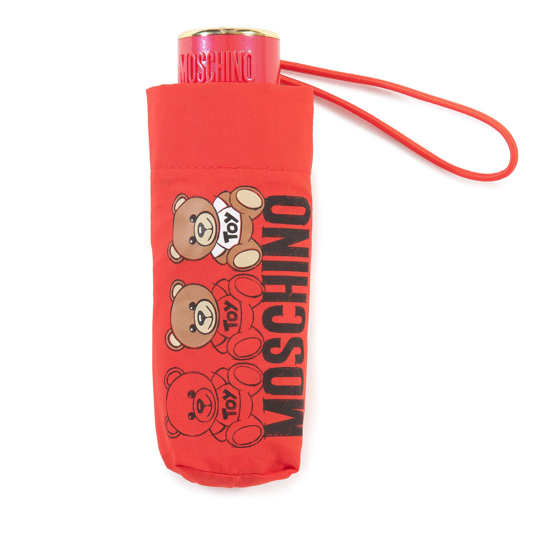 MOSCHINO Dáždnik Supermini C 8061 Červená - Pepit.sk