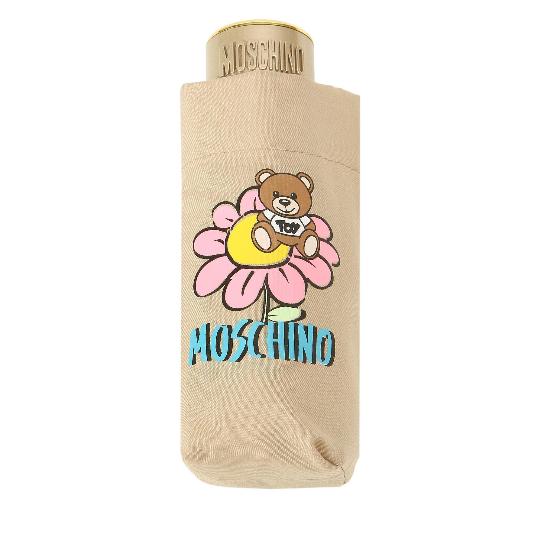 MOSCHINO Dáždnik Supermini D 8252 Béžová - Pepit.sk