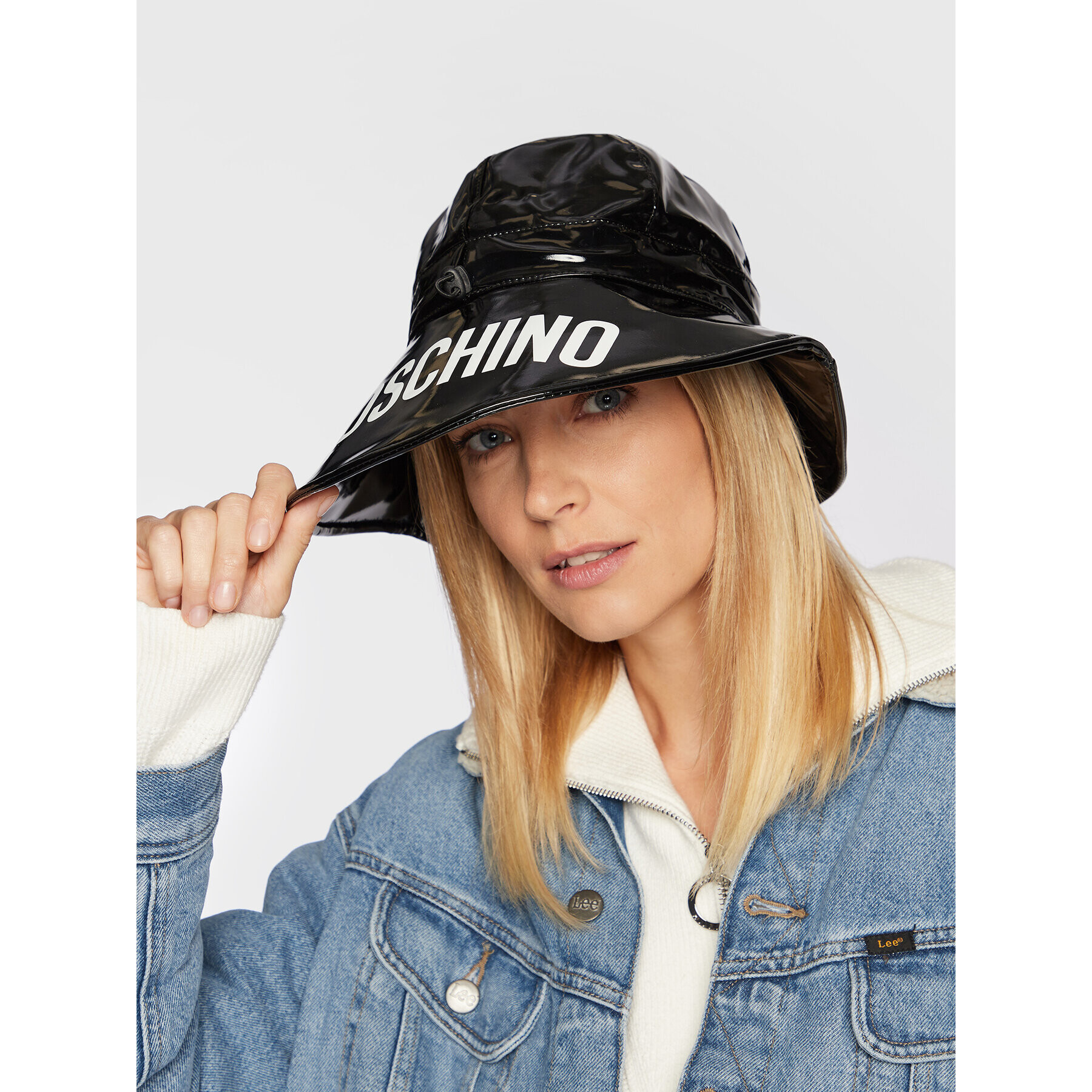 MOSCHINO Klobúk Bucket 65350 M2811 Čierna - Pepit.sk