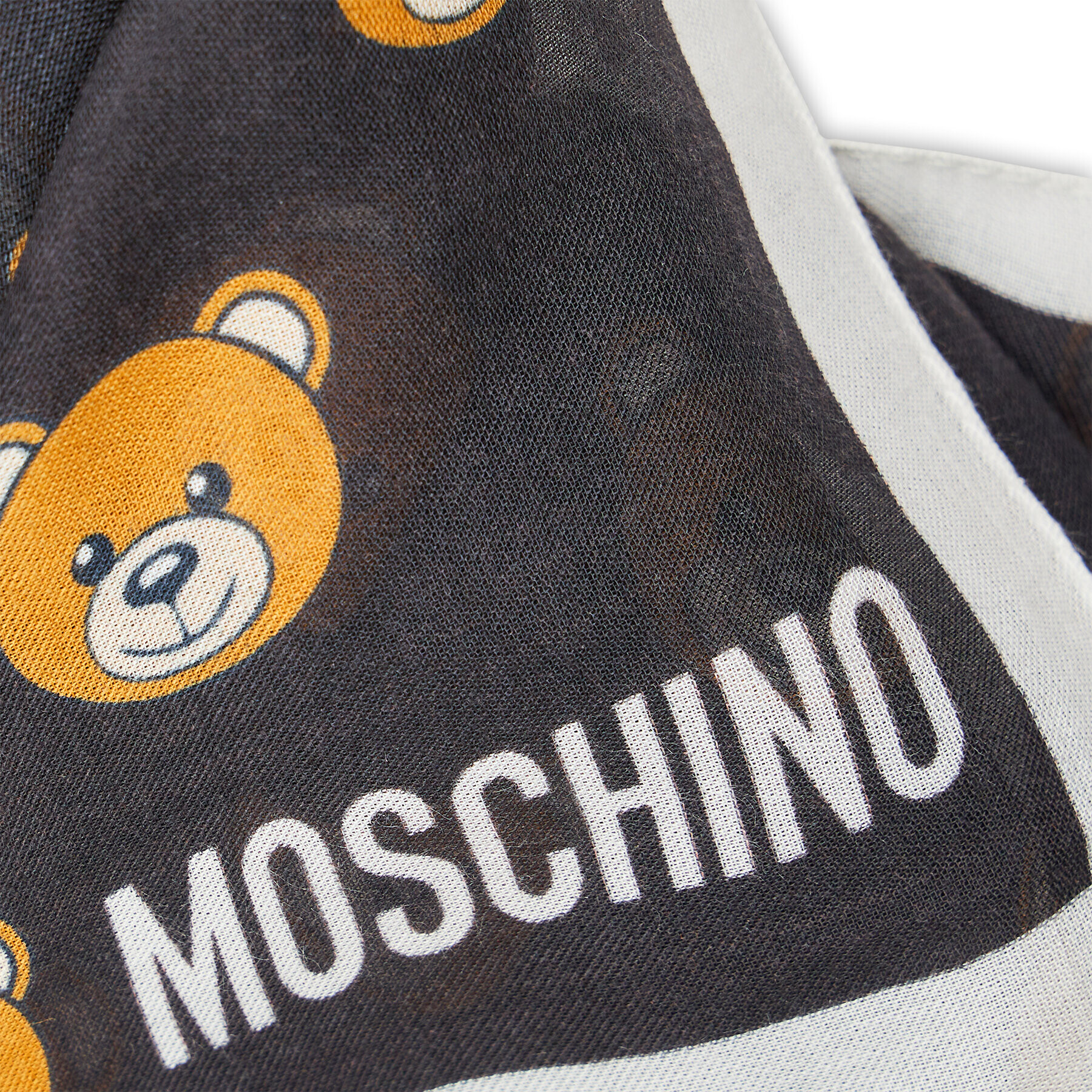 MOSCHINO Šál 0E5169 0M5217 Čierna - Pepit.sk