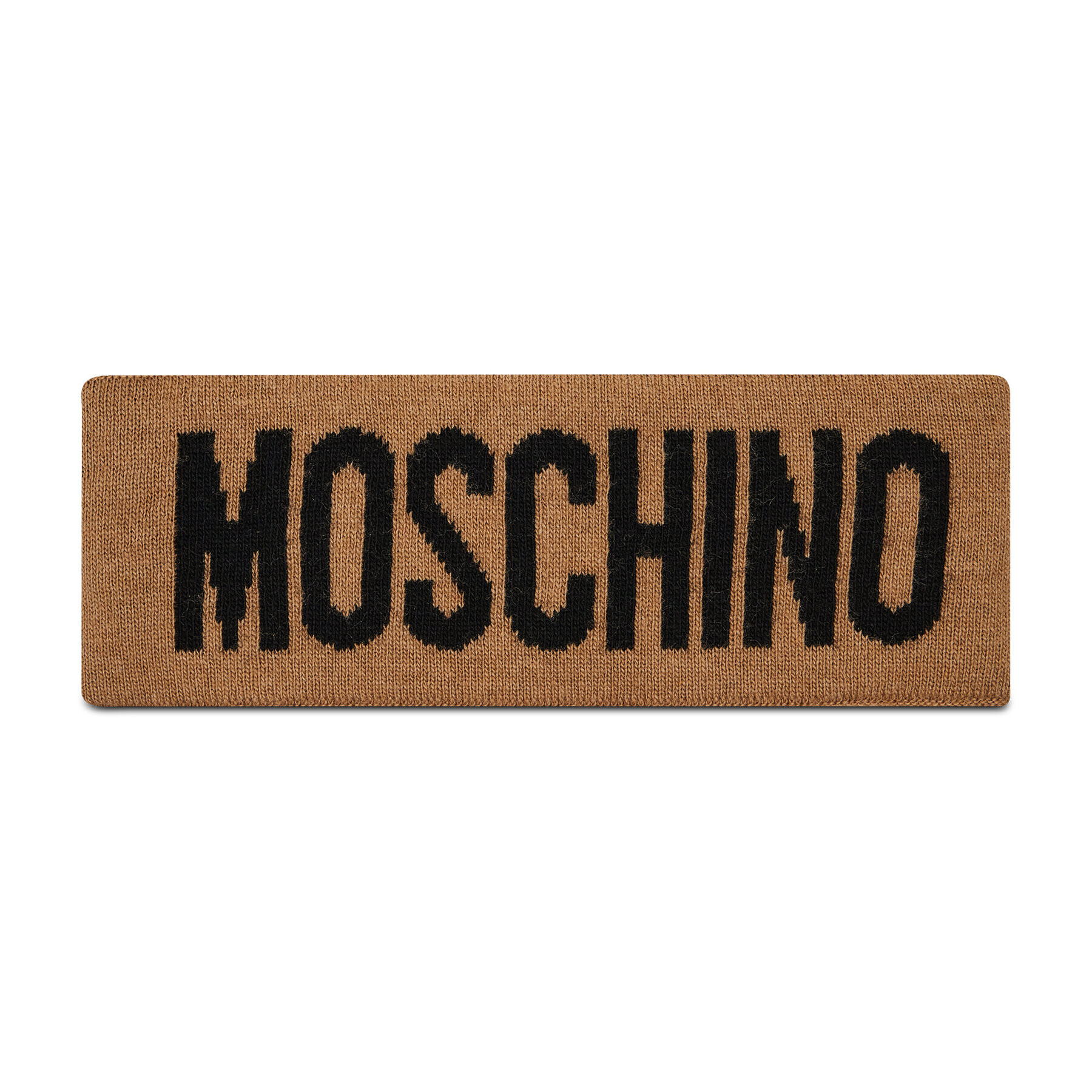 MOSCHINO Textilná čelenka 65235 M2355 Hnedá - Pepit.sk