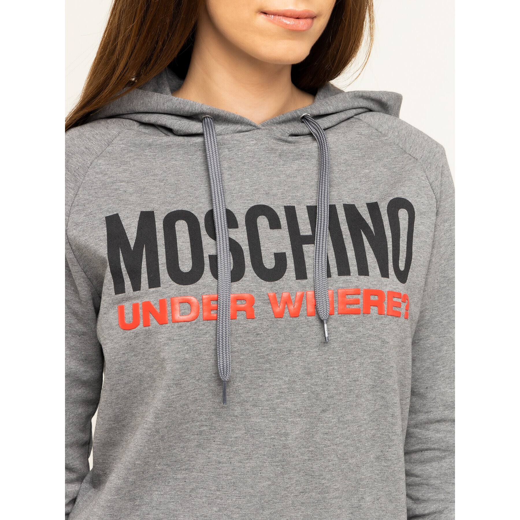 MOSCHINO Underwear & Swim Mikina A1711 9001 Sivá Regular Fit - Pepit.sk