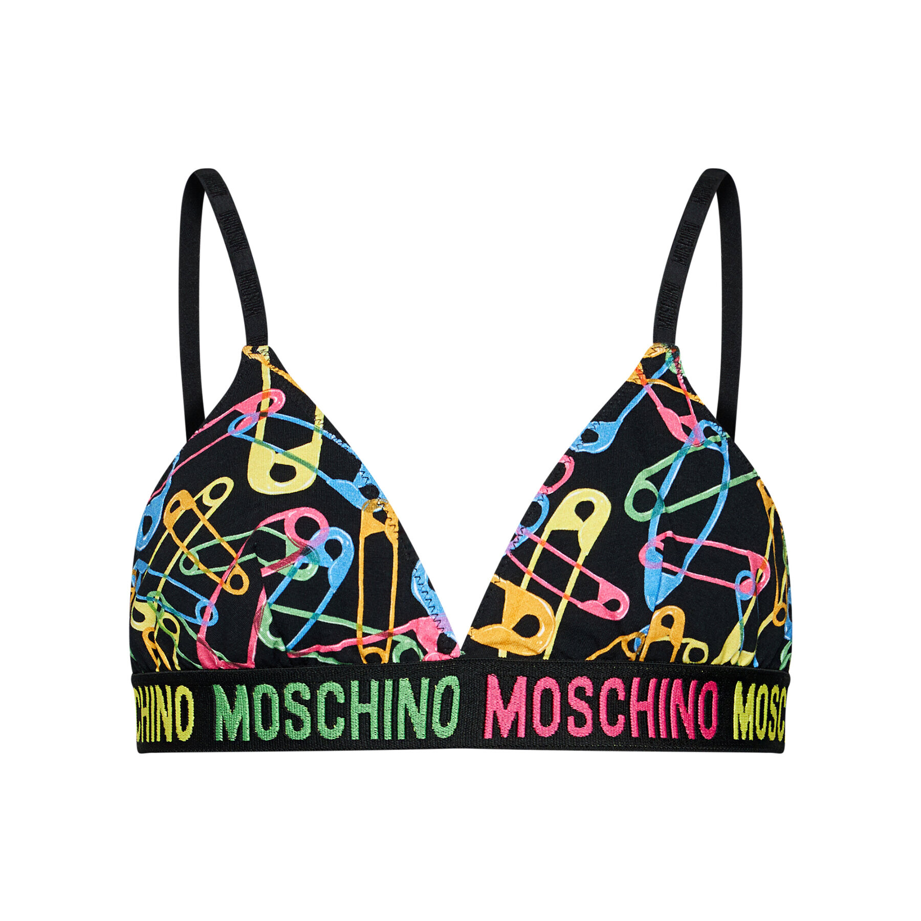 MOSCHINO Underwear & Swim Podprsenka Bralette 46 219 013 Čierna - Pepit.sk