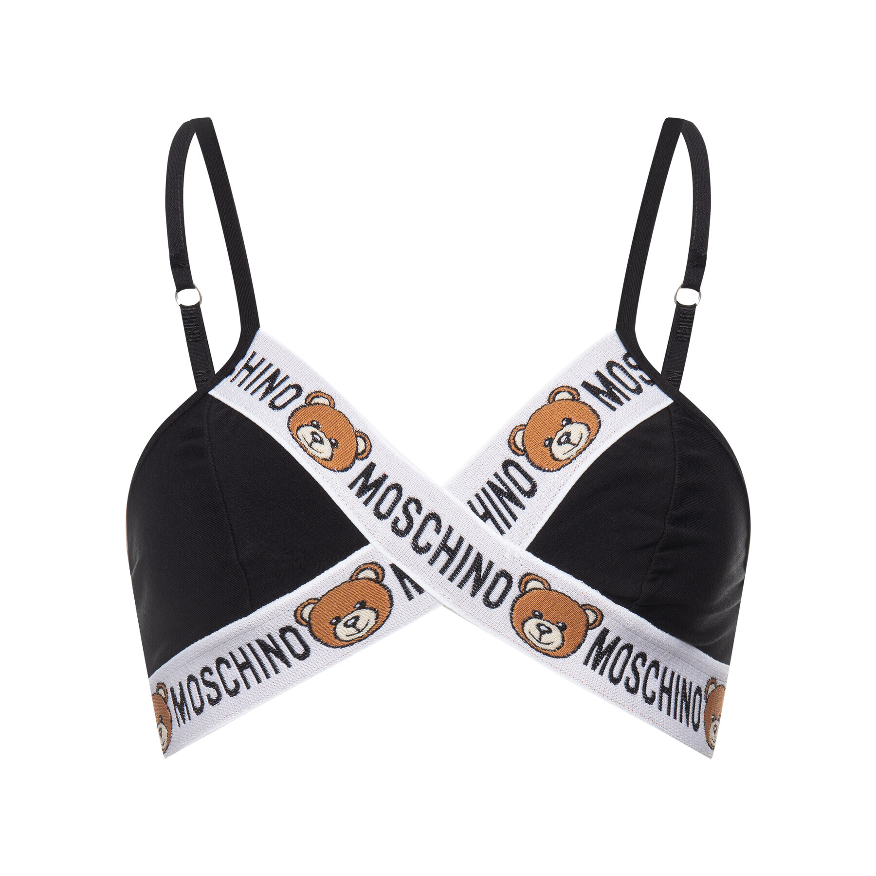 MOSCHINO Underwear & Swim Podprsenka Bralette A4614 9003 Čierna - Pepit.sk