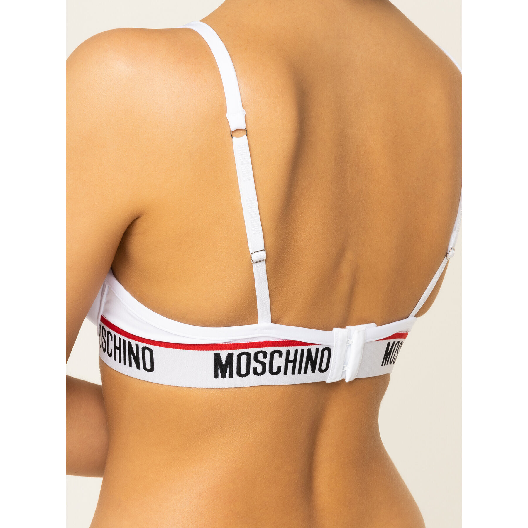 MOSCHINO Underwear & Swim Podprsenka Push-up A4613 9014 Biela - Pepit.sk