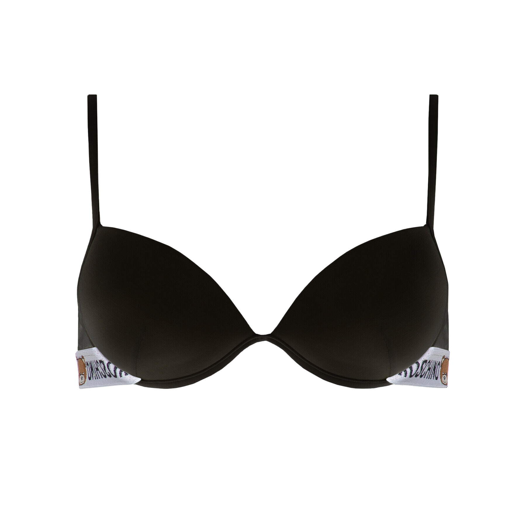 MOSCHINO Underwear & Swim Podprsenka s kosticami A4615 9003 Čierna - Pepit.sk