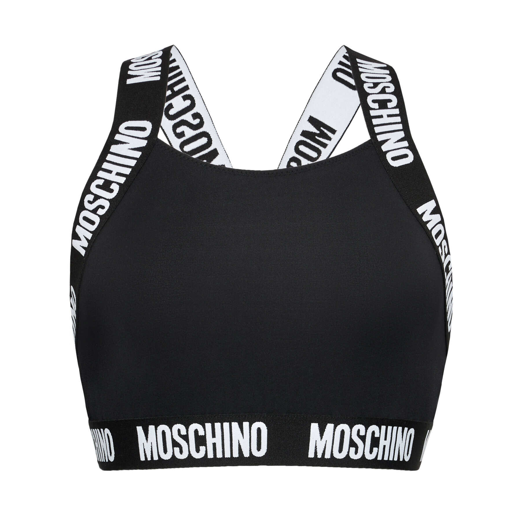 MOSCHINO Underwear & Swim Podprsenkový top 6804 9025 Čierna - Pepit.sk