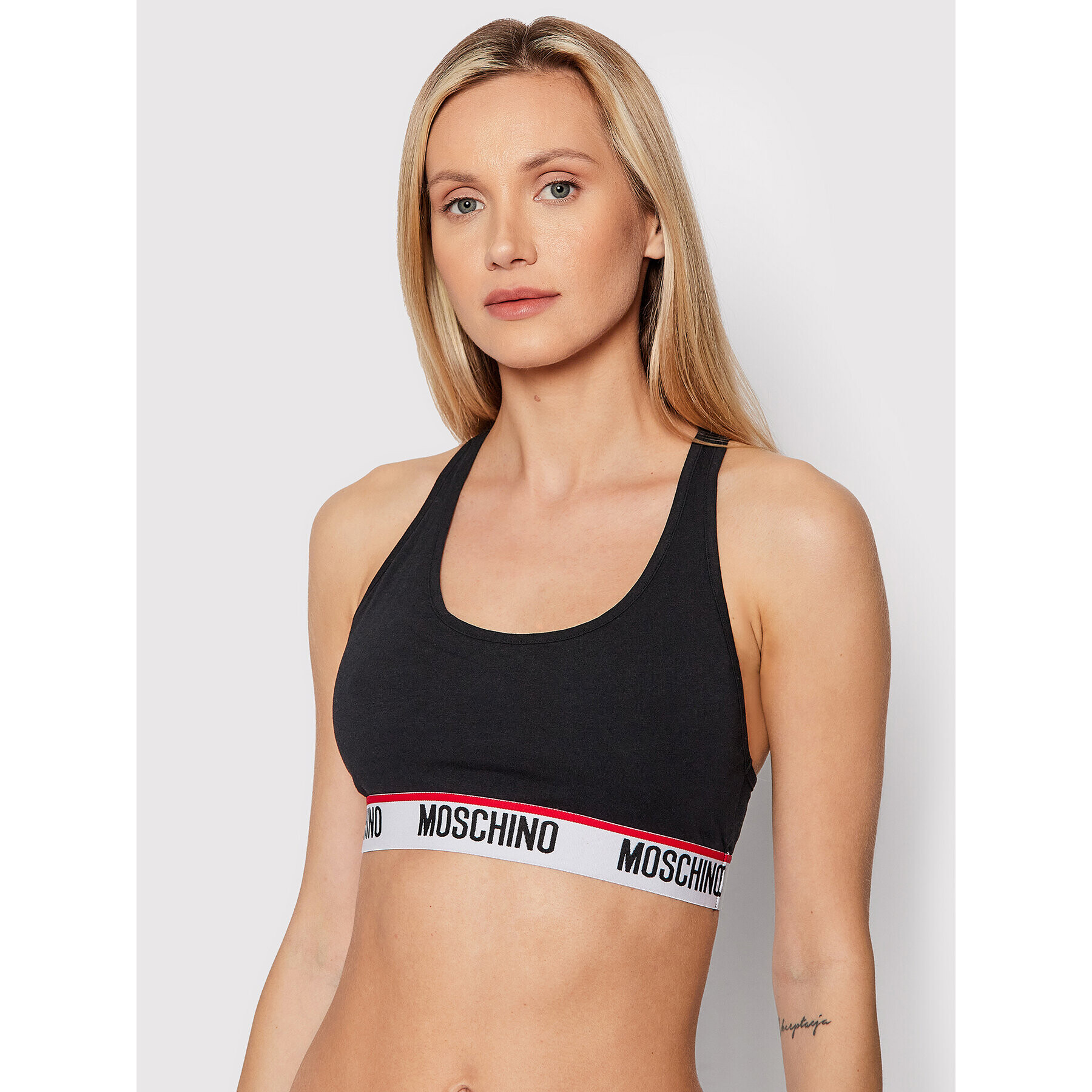 MOSCHINO Underwear & Swim Podprsenkový top 6809 9003 Čierna - Pepit.sk