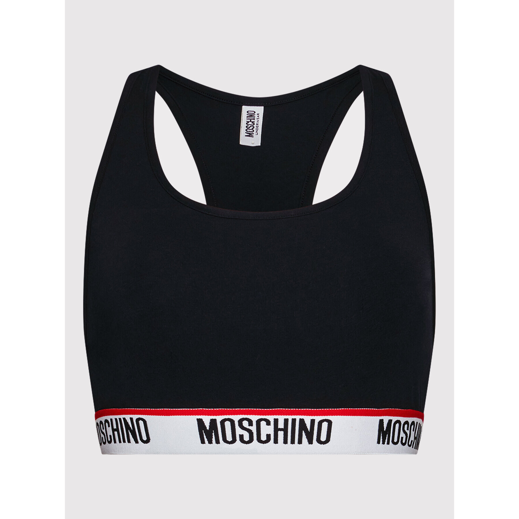 MOSCHINO Underwear & Swim Podprsenkový top 6809 9003 Čierna - Pepit.sk